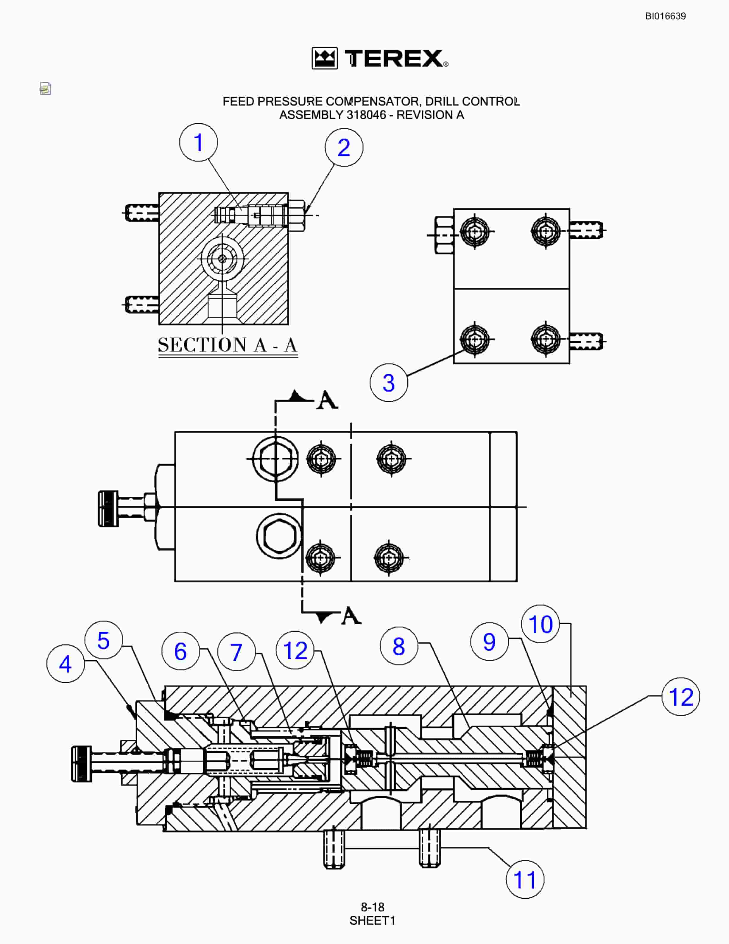 Bucyrus SCH5000CL Parts Catalog BI016639-3