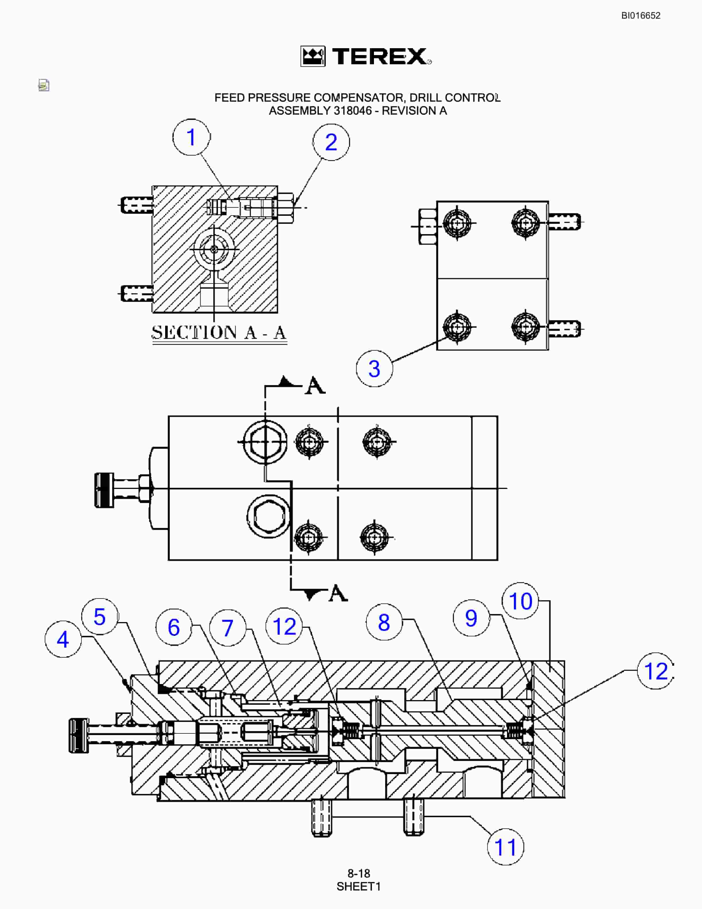 Bucyrus SCH5000CL Parts Catalog BI016652-3