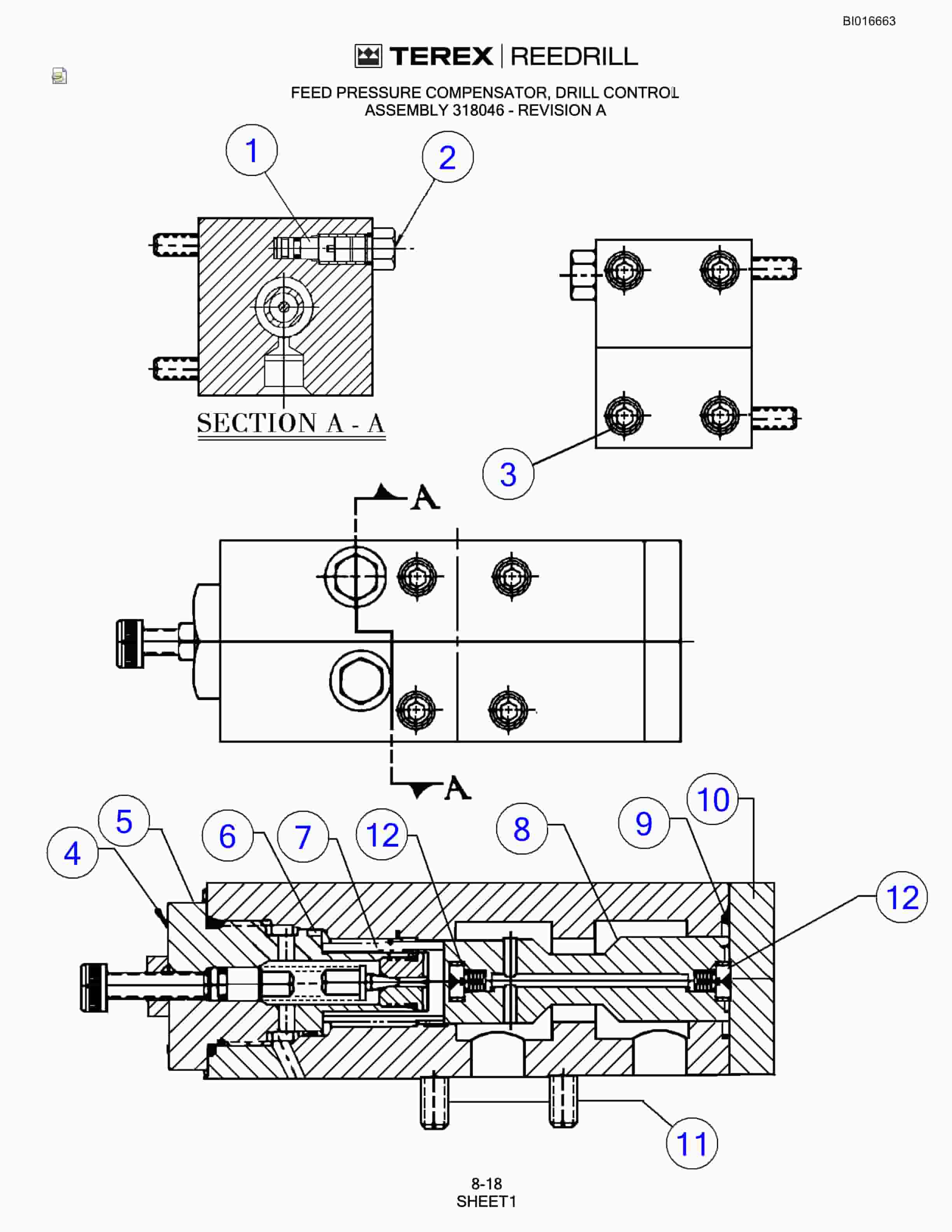 Bucyrus SCH5000CL Parts Catalog BI016663-3