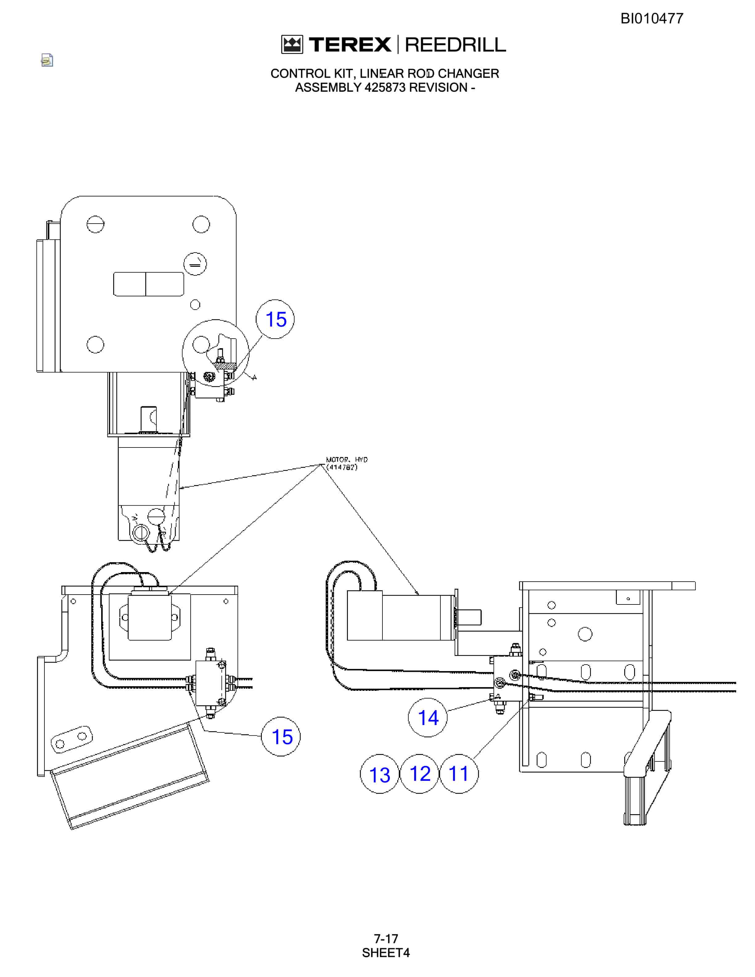 Bucyrus SD250 Parts Catalog BI010477-5