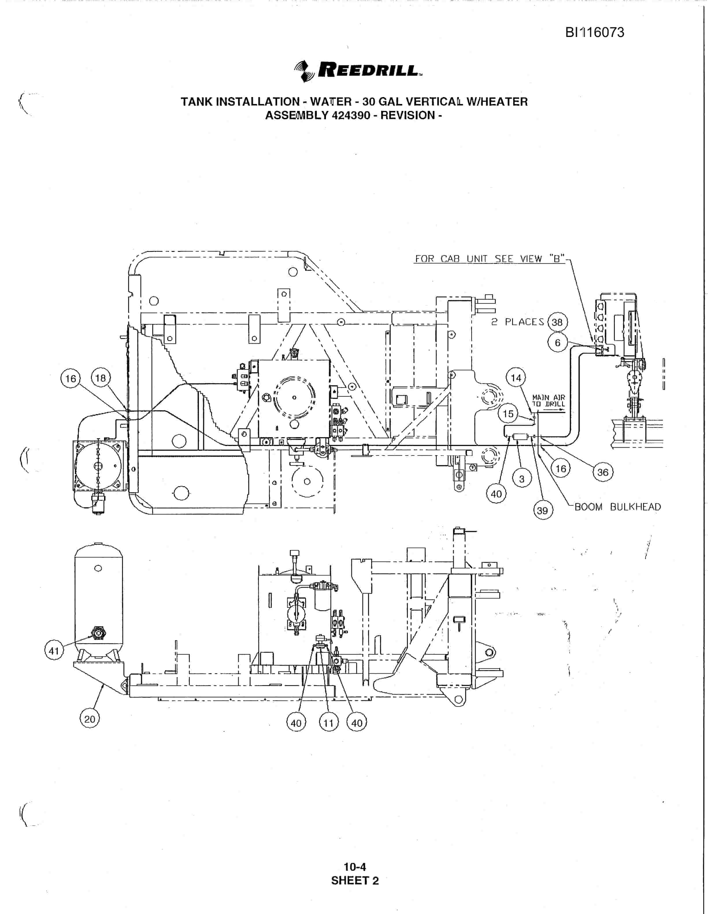 Bucyrus SD250C Track Drill Parts Catalog BI116073-5