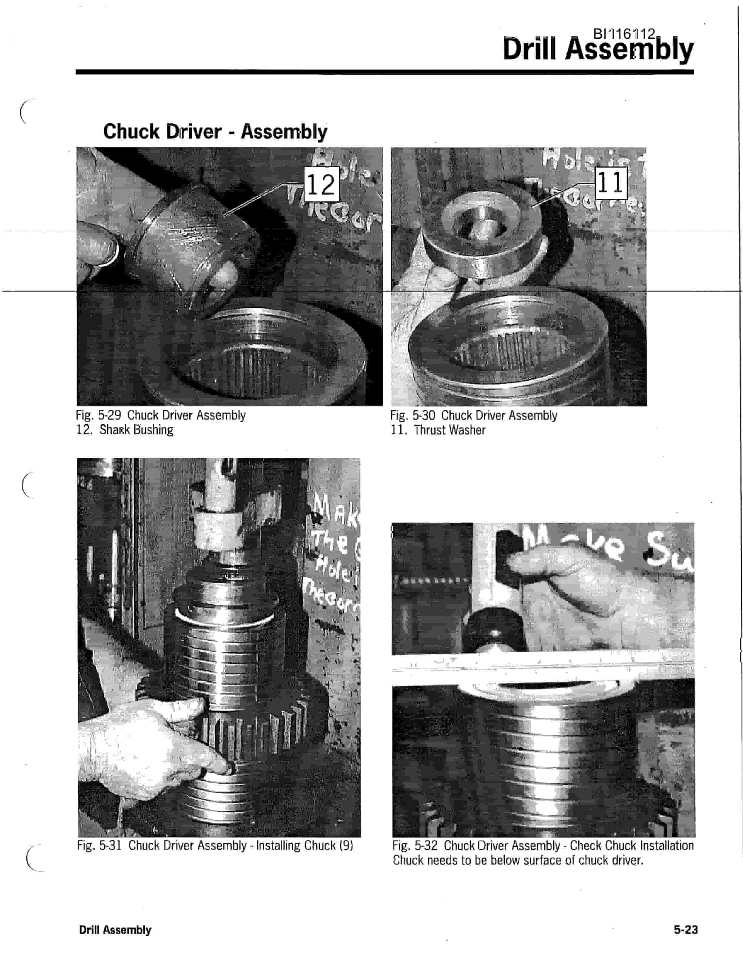 Bucyrus SD345 Hydra-Trac Hydraulic Track Drill Technical Manual BI116112-5