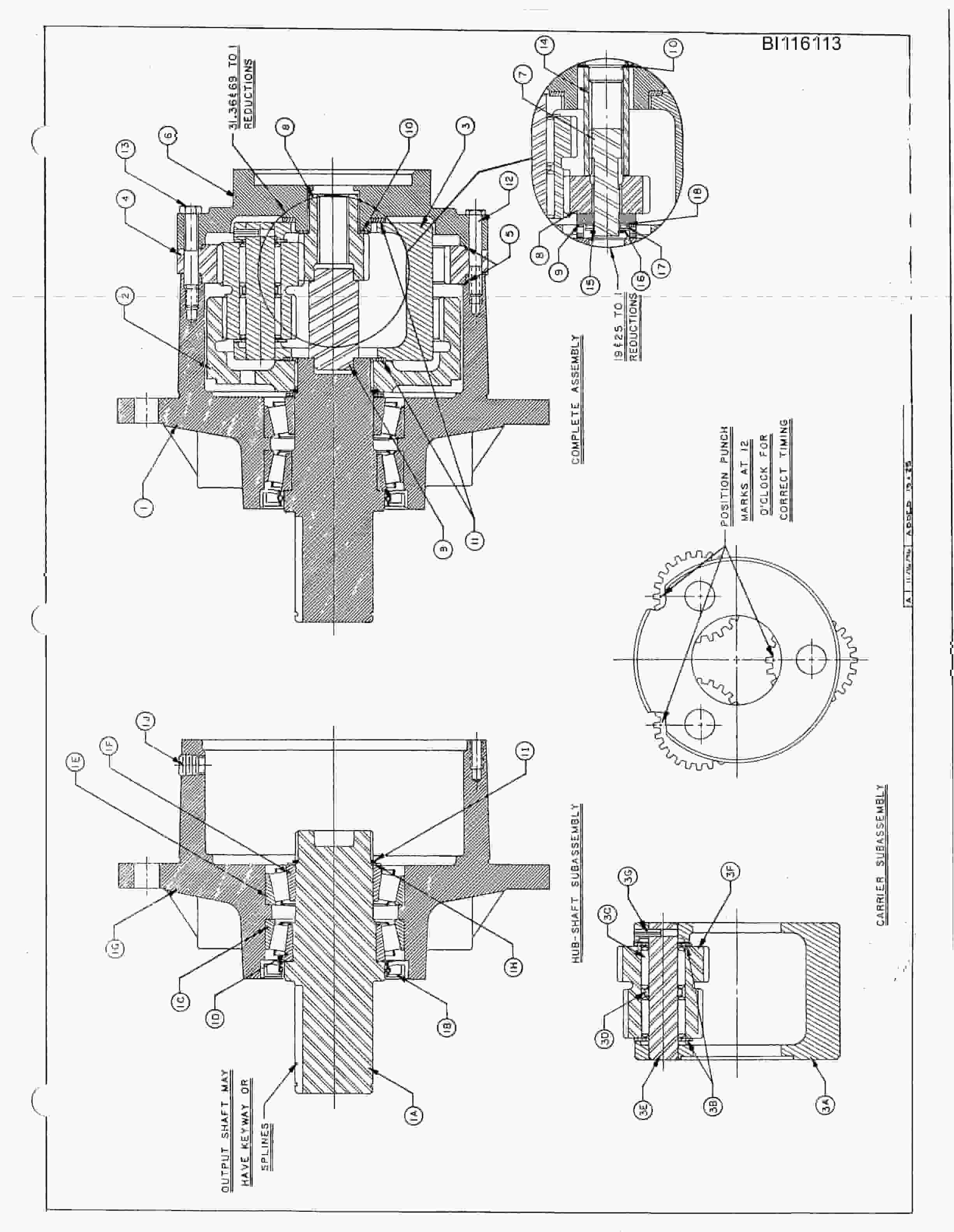 Bucyrus SD345 Hydra-Trac Self Contained Hydraulic Track Drill Technical Manual BI116113-2