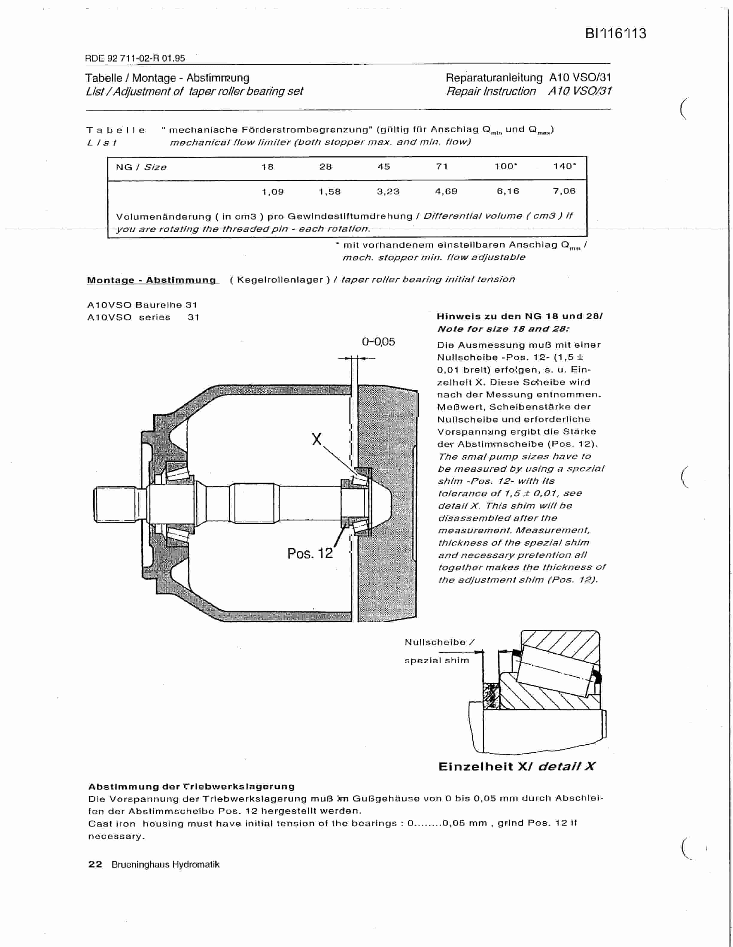 Bucyrus SD345 Hydra-Trac Self Contained Hydraulic Track Drill Technical Manual BI116113-3