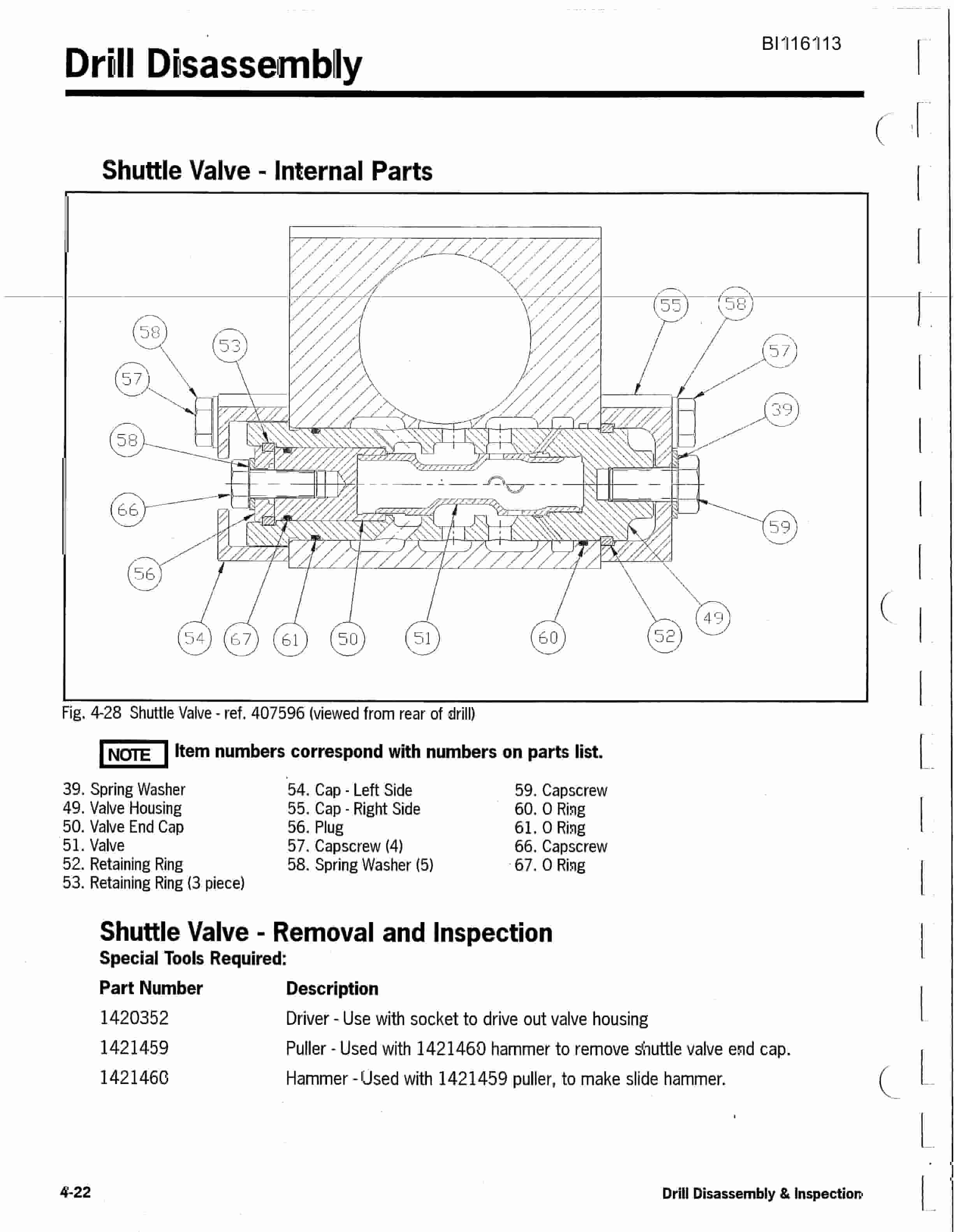 Bucyrus SD345 Hydra-Trac Self Contained Hydraulic Track Drill Technical Manual BI116113-5