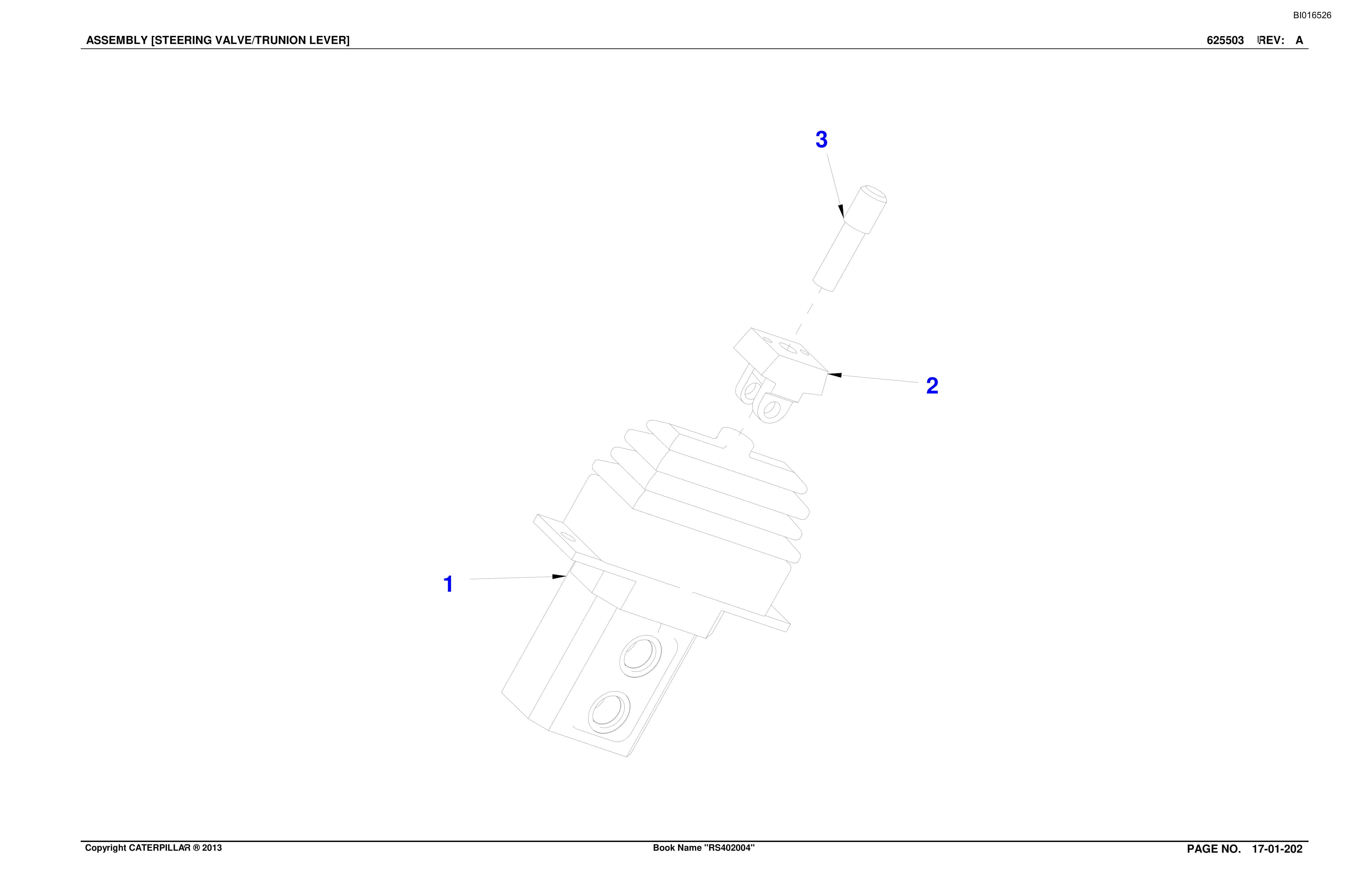 Bucyrus SH650 VHD Roof Support Carrier Parts Catalog BI016526-2