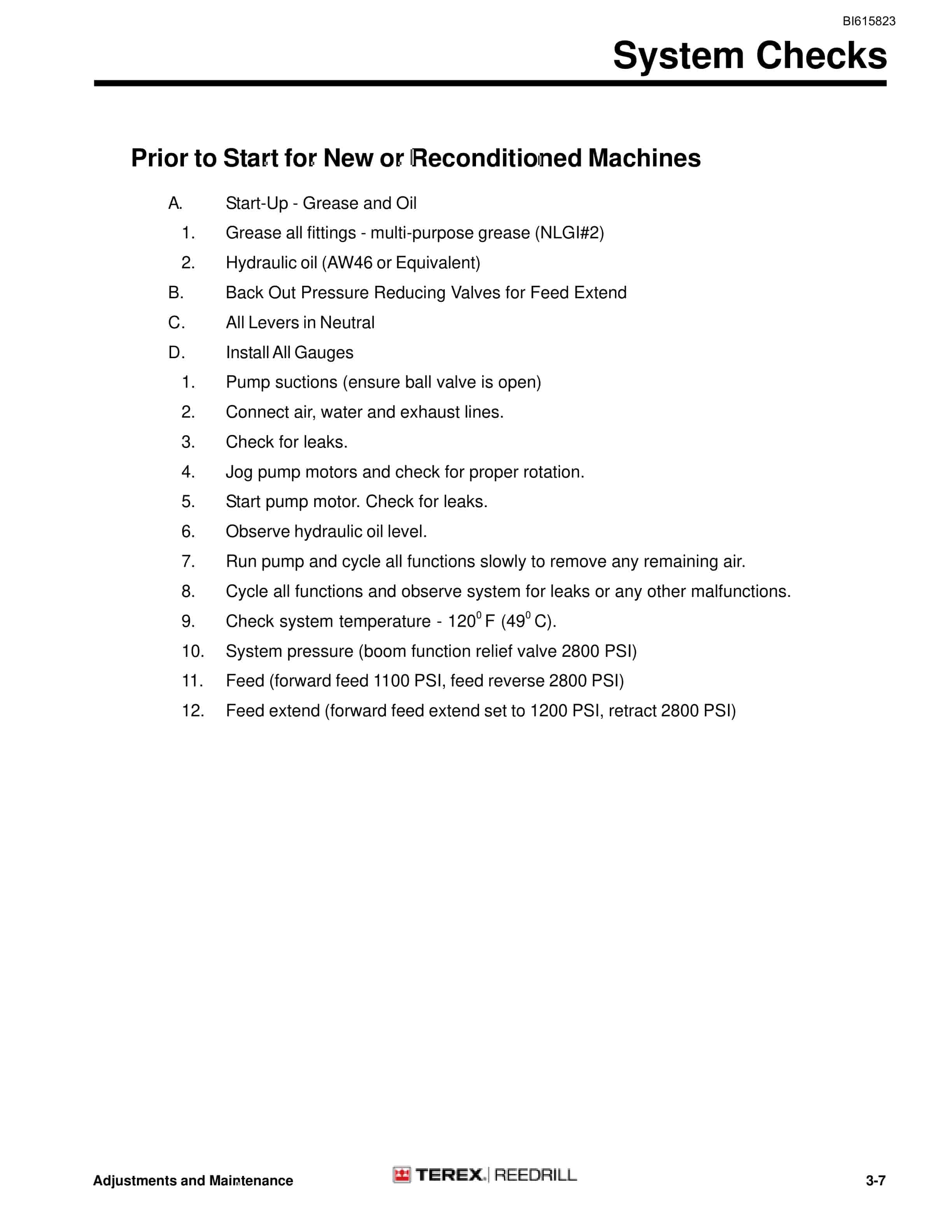 Bucyrus Shaft Jumbo Single Boom Air Jumbo Technical Manual BI615823-4