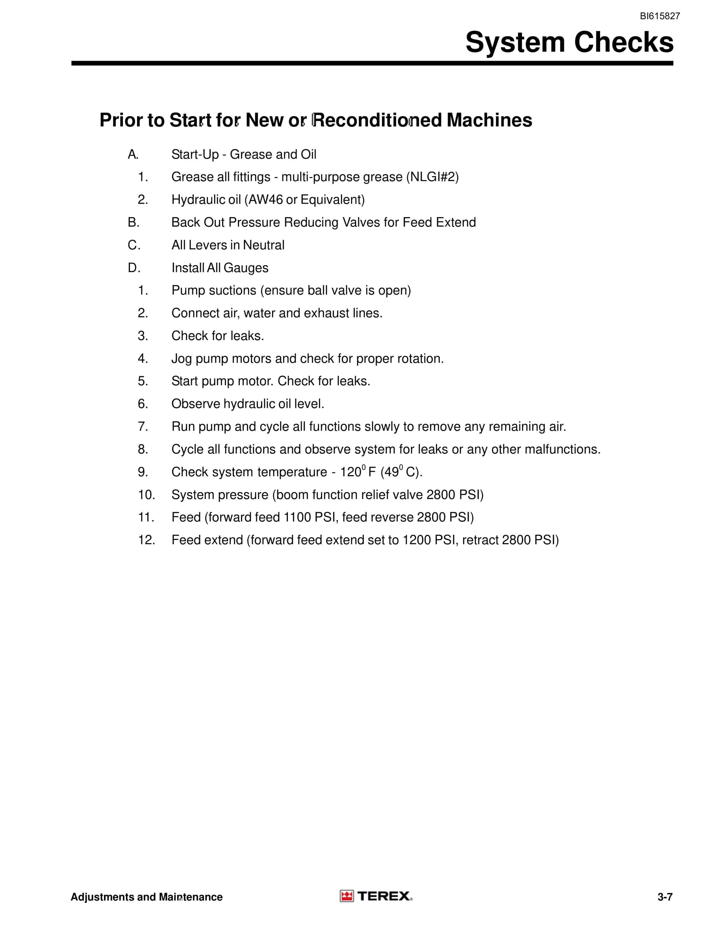 Bucyrus Shaft Jumbo Two Boom Air Jumbo Technical Manual BI615827-4