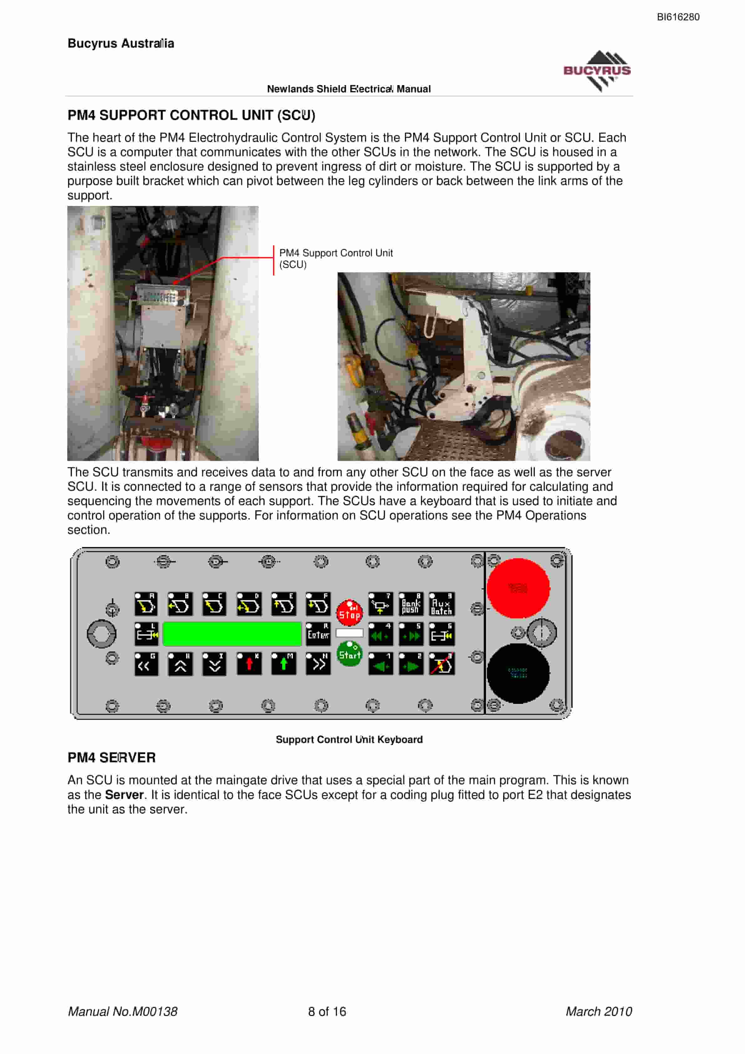 Bucyrus Shield Electrical Systems Technical Manual BI616280-2