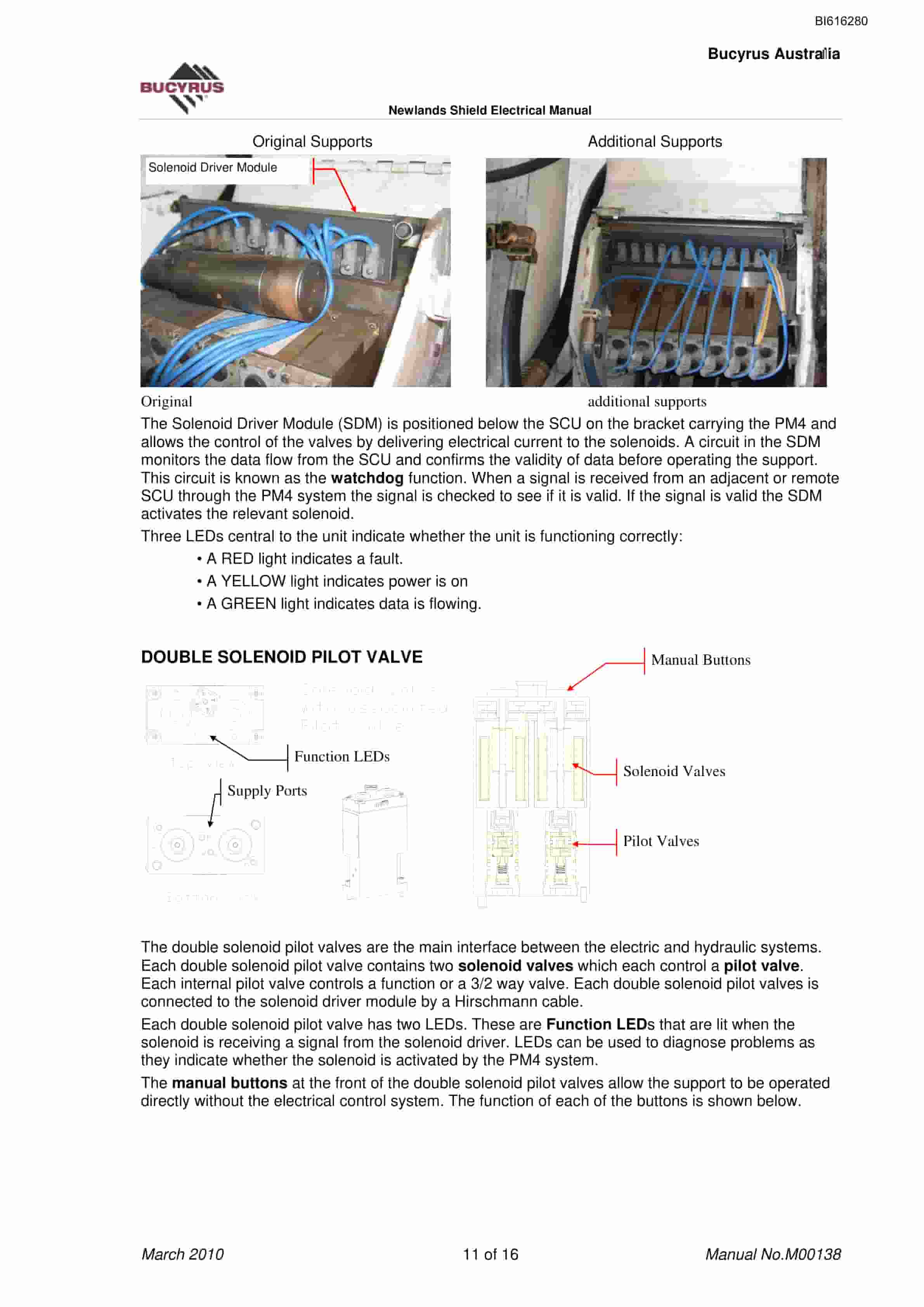 Bucyrus Shield Electrical Systems Technical Manual BI616280-3