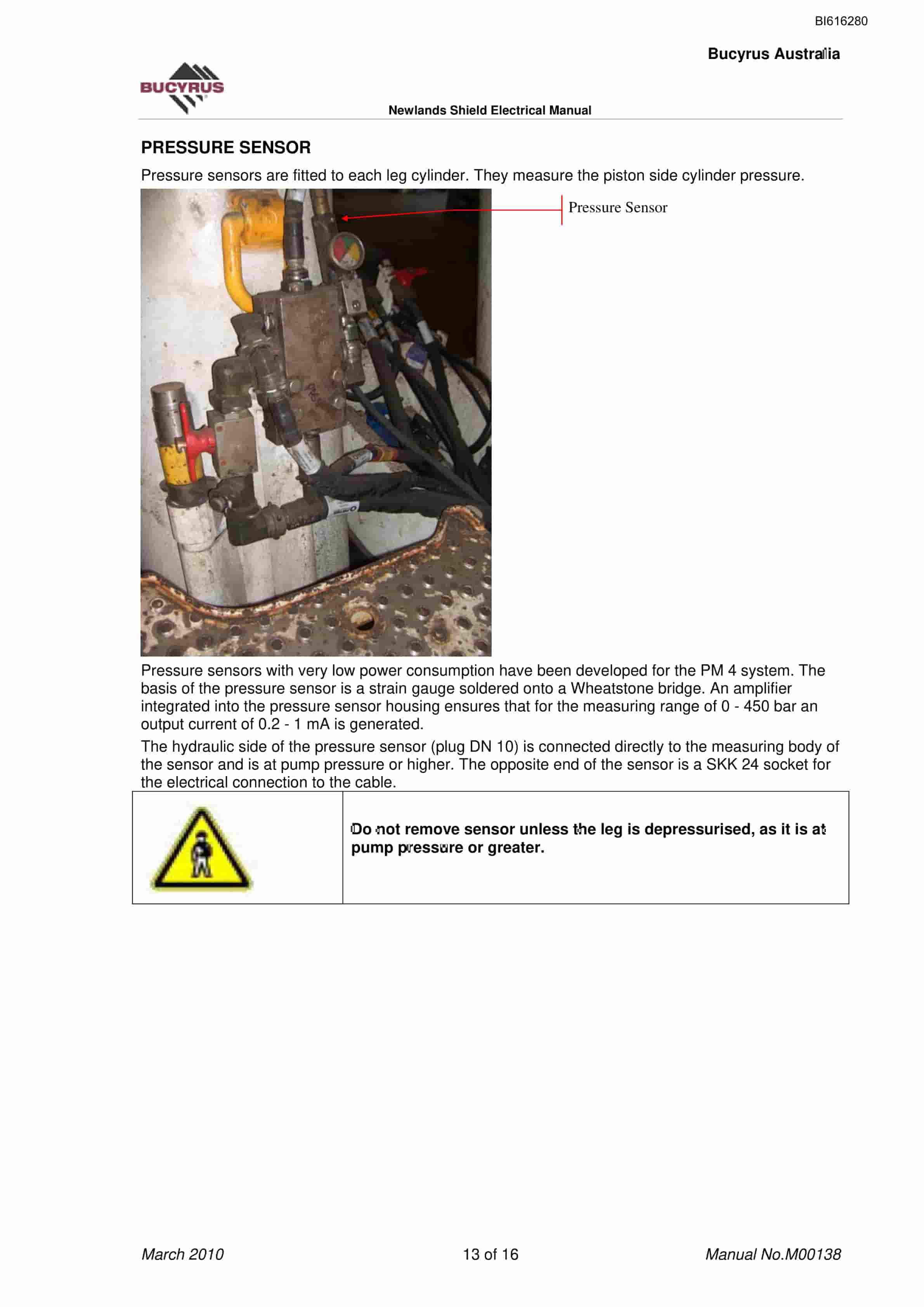 Bucyrus Shield Electrical Systems Technical Manual BI616280-5