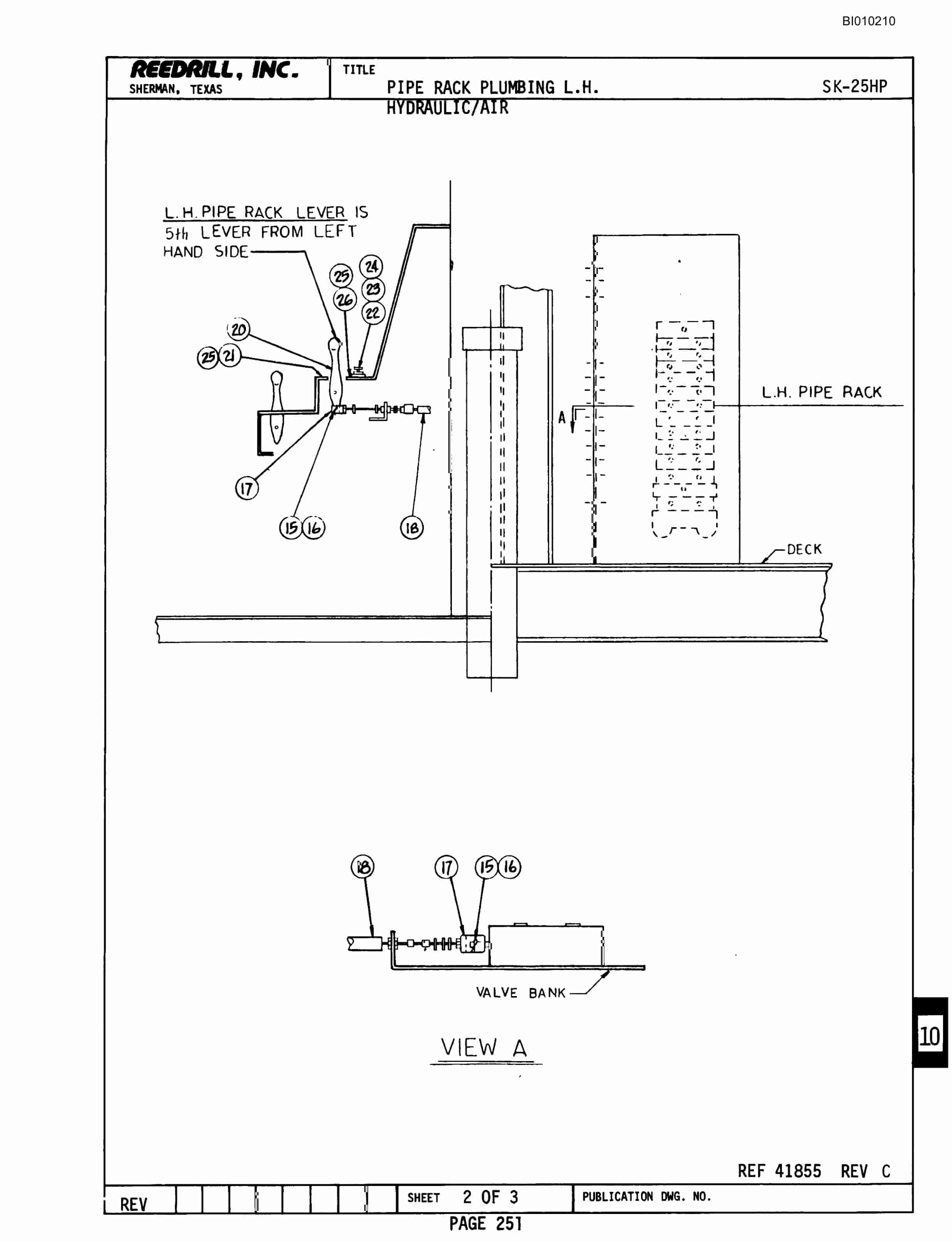 Bucyrus SK-25 HP Parts Catalog BI010210-5