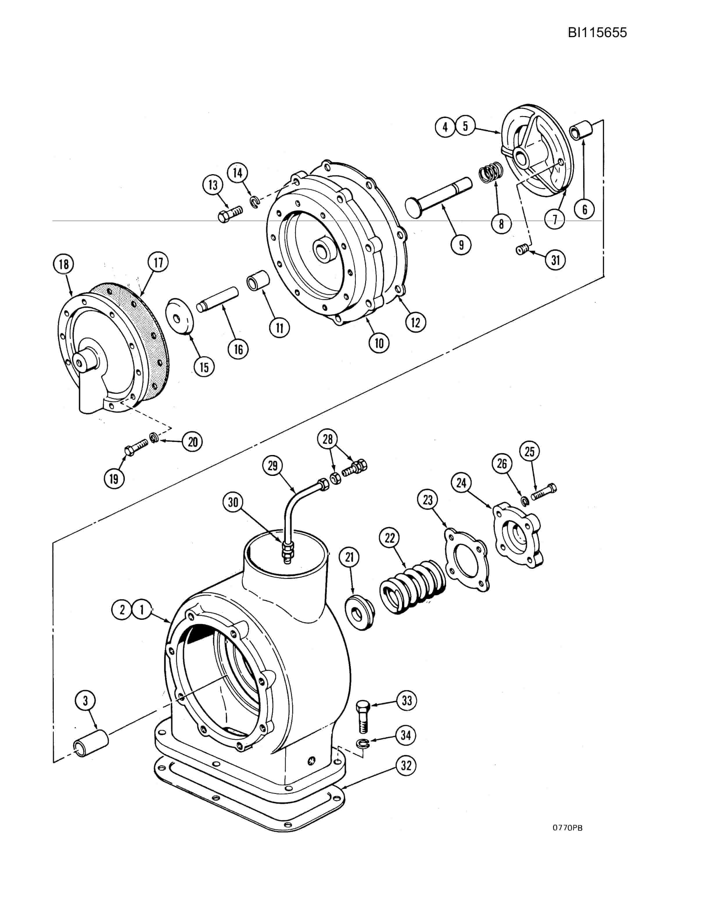 Bucyrus SK-25 Parts Catalog BI115655-4