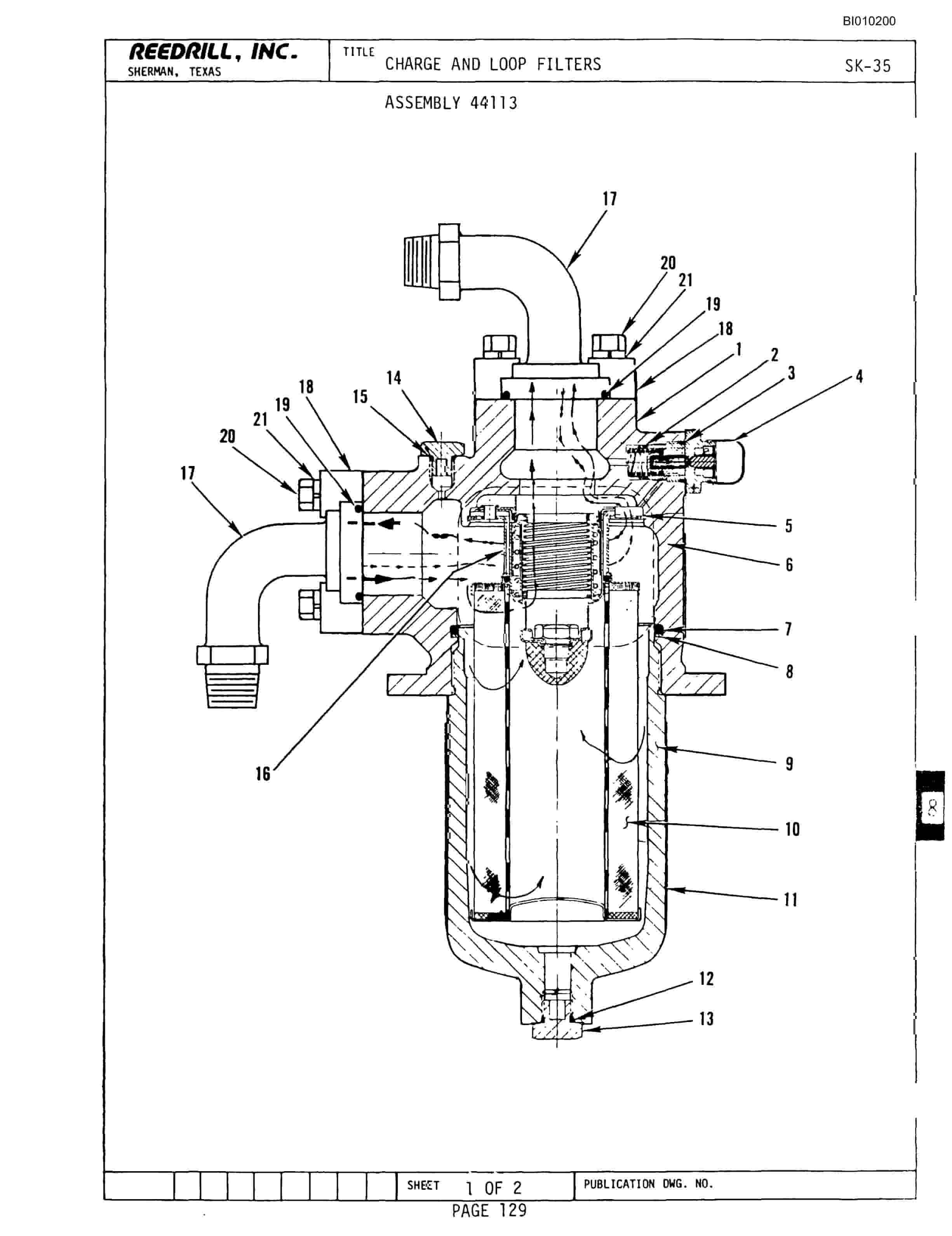 Bucyrus SK-35 High Pressure Parts Catalog BI010200-3