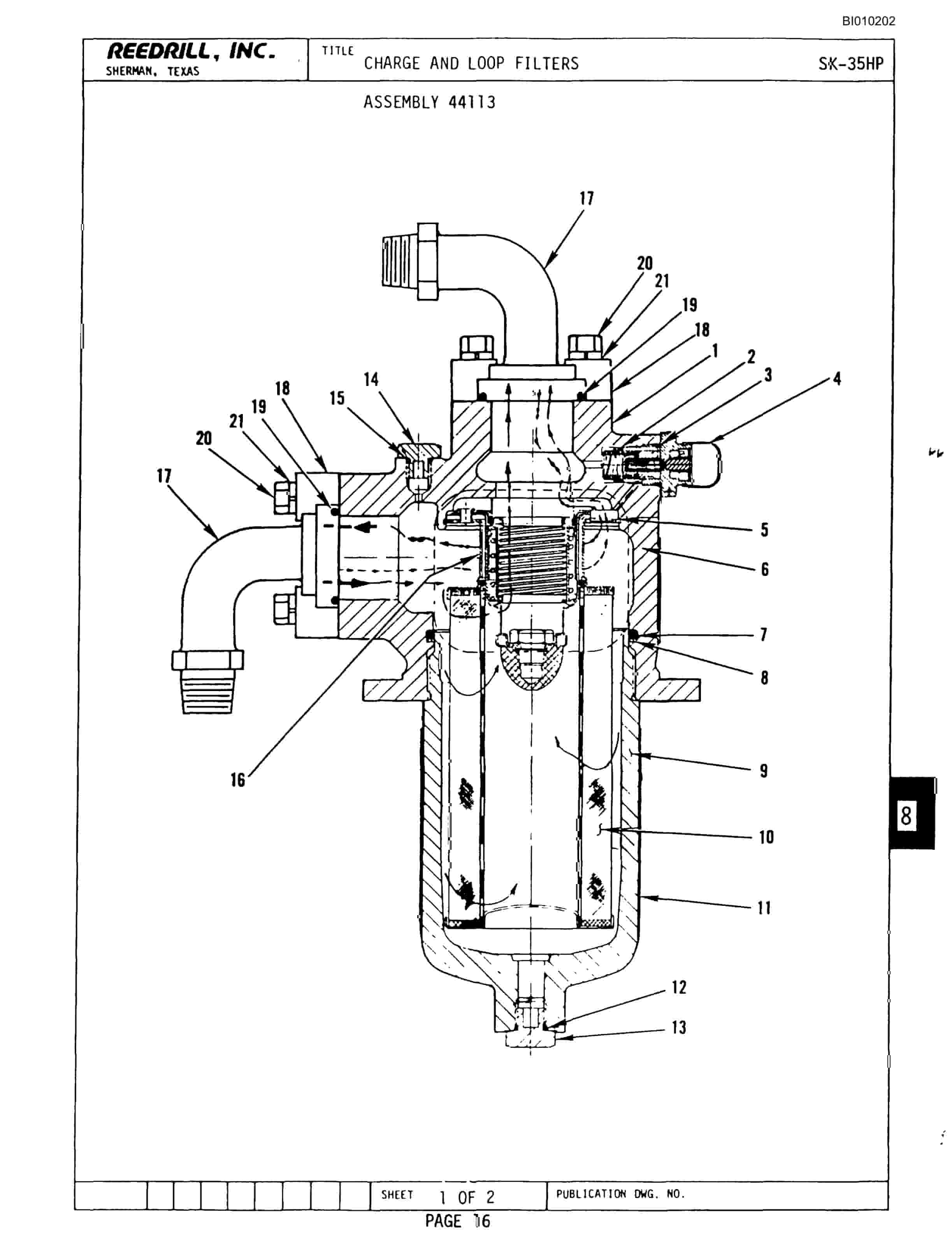 Bucyrus SK-35 High Pressure Parts Catalog BI010202-4