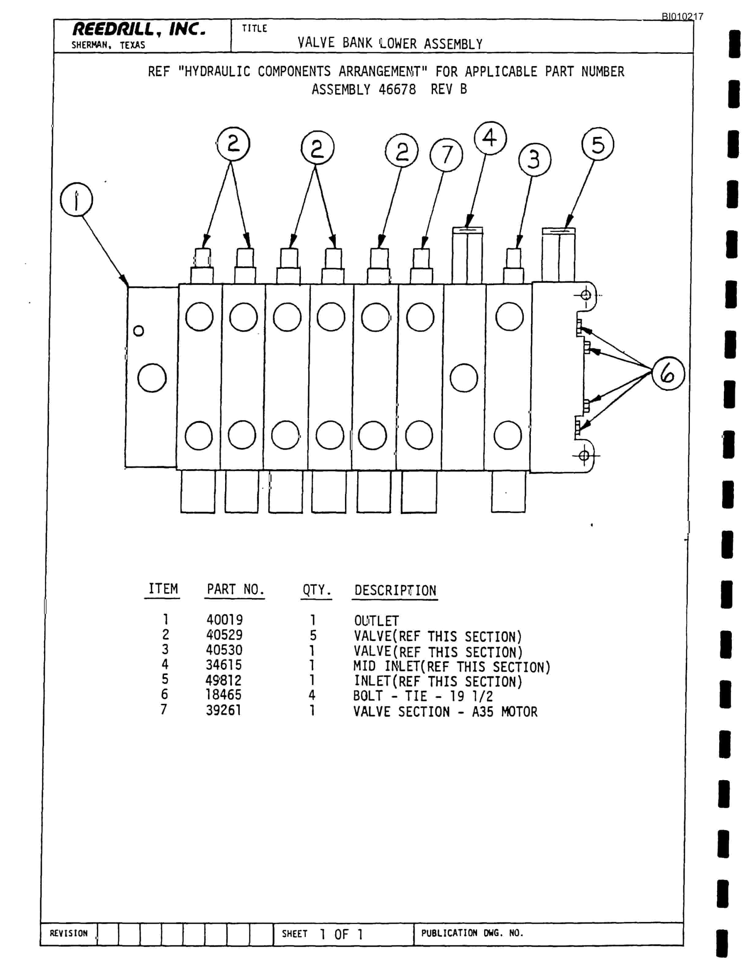 Bucyrus SK-35 High Pressure Parts Catalog BI010217-4