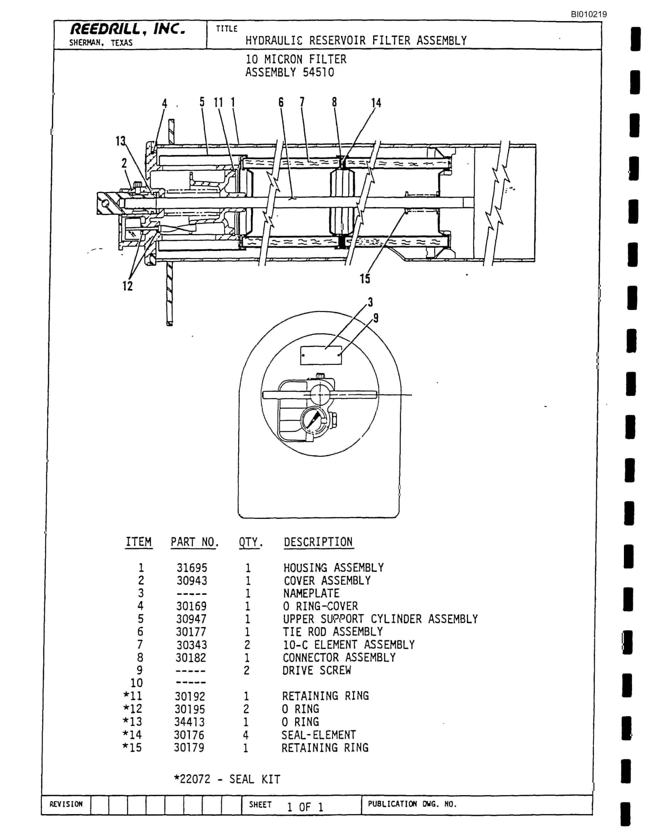 Bucyrus SK-35 Parts Catalog BI010219-4