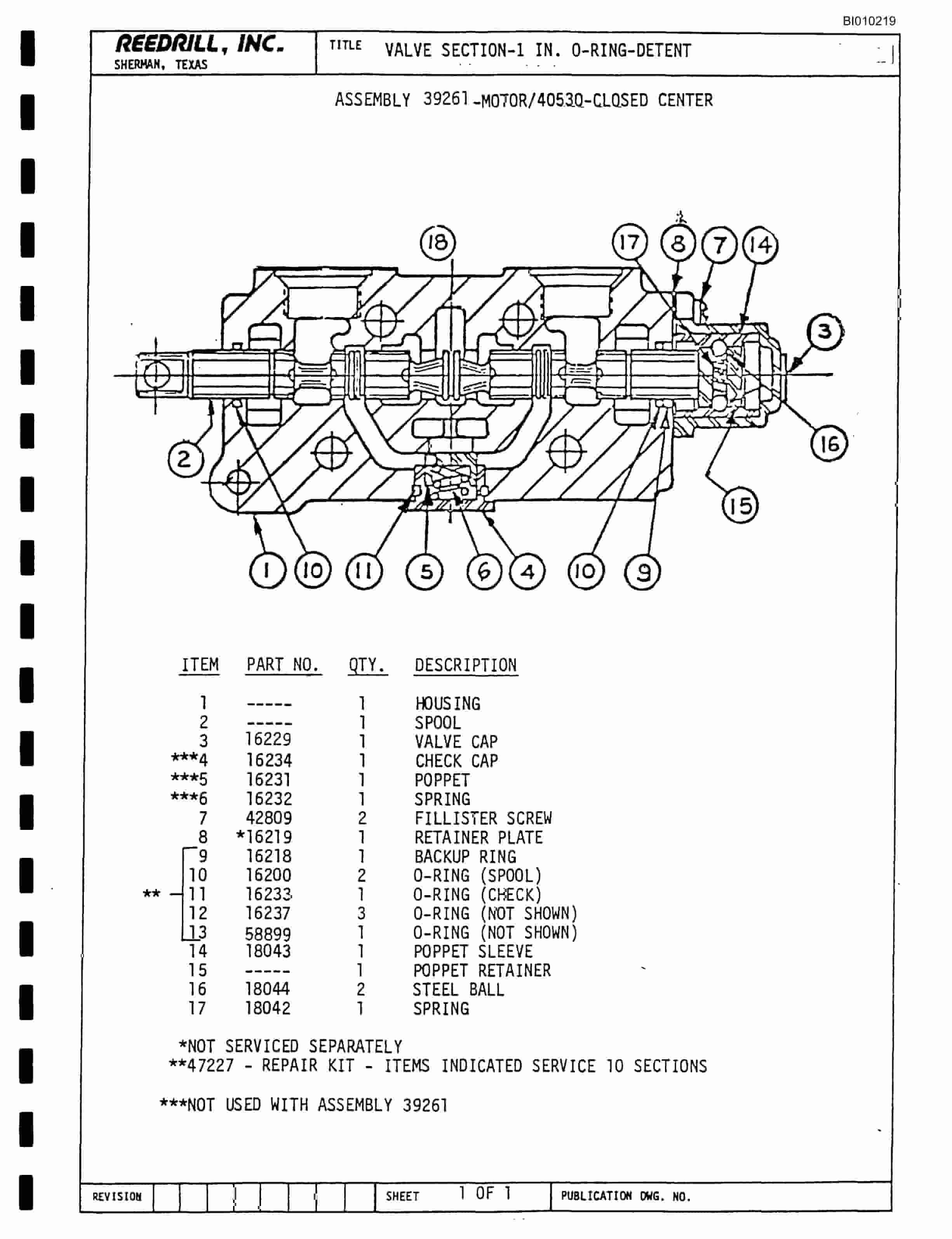 Bucyrus SK-35 Parts Catalog BI010219-5
