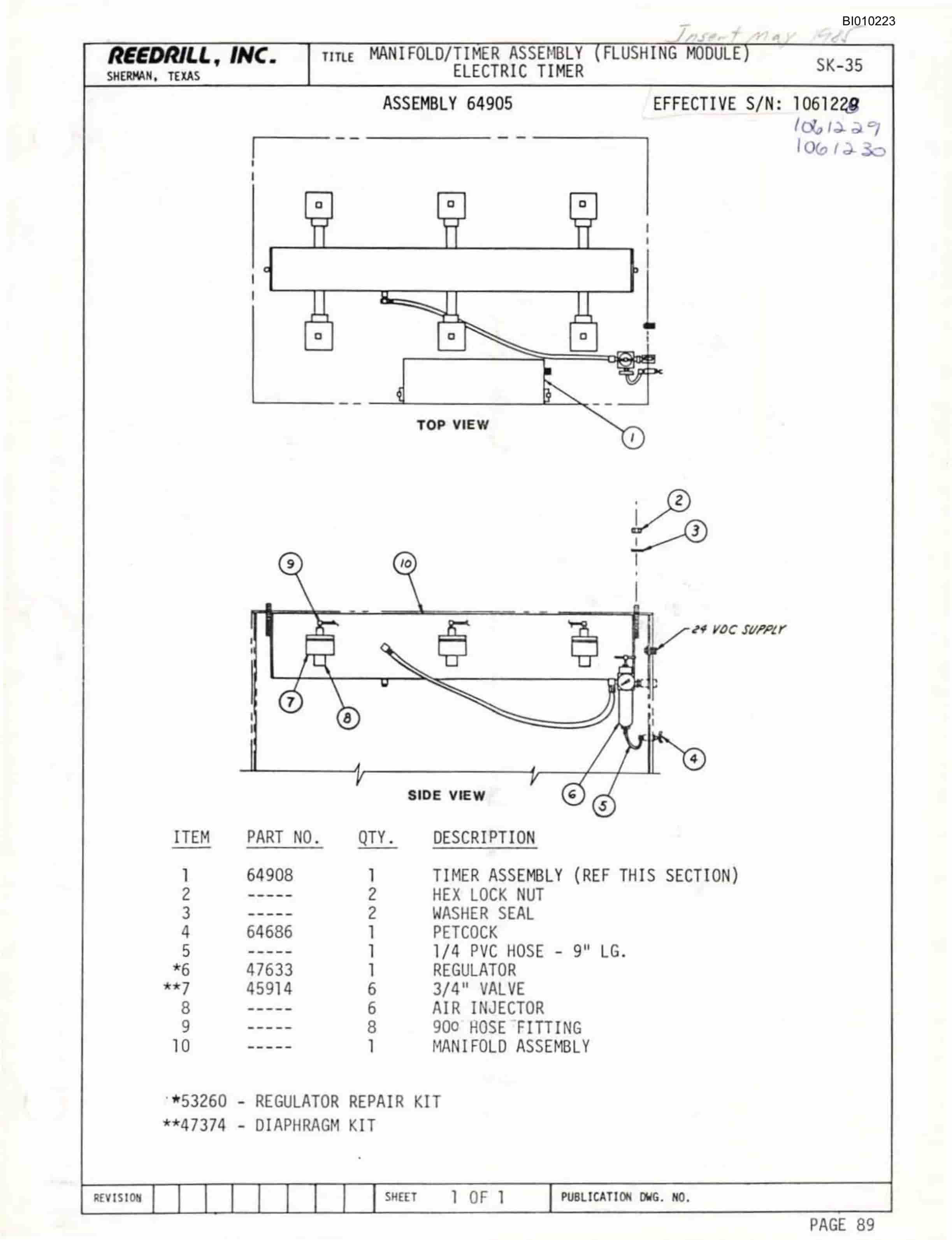 Bucyrus SK-35 Parts Catalog BI010223-2