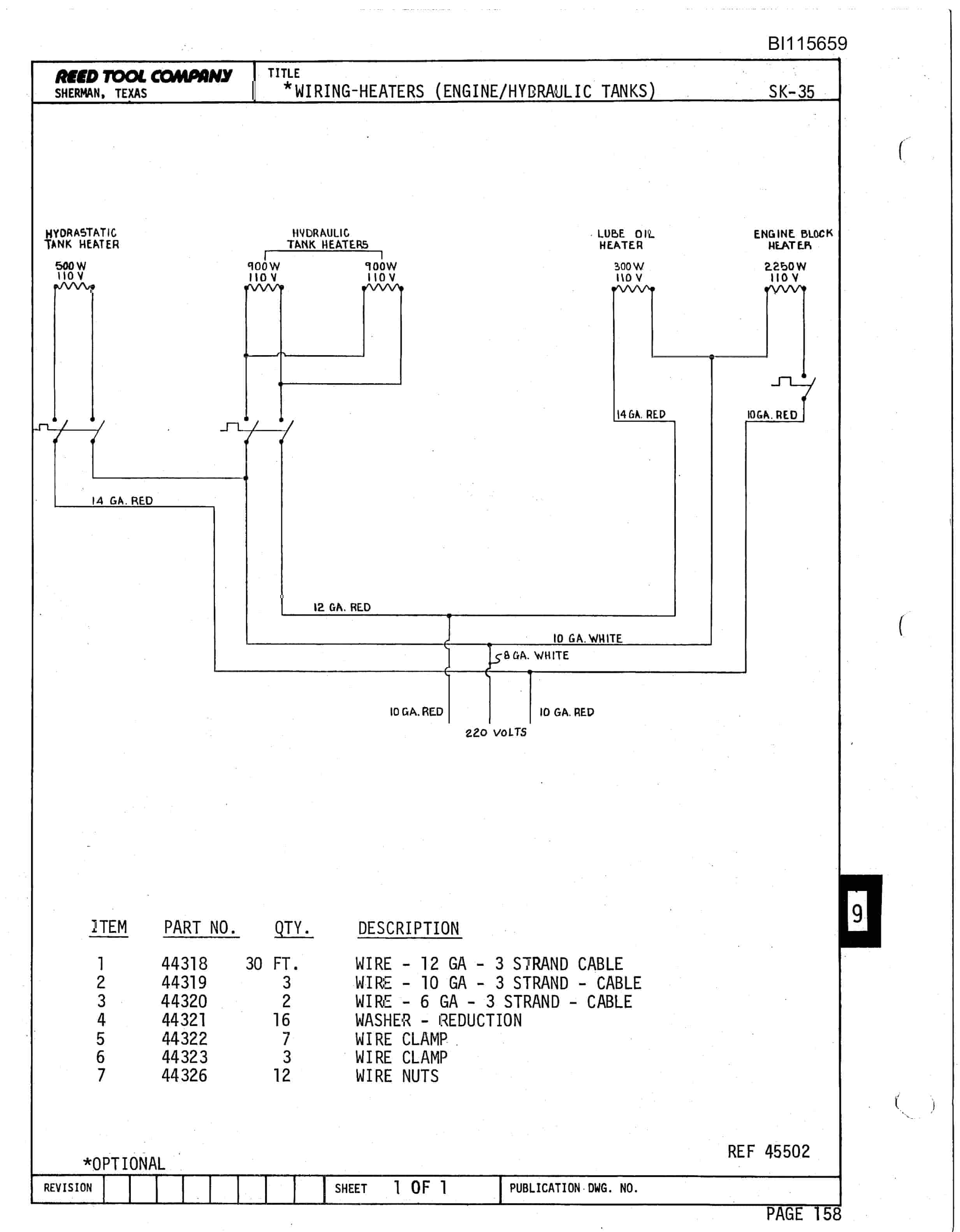 Bucyrus SK-35 Parts Catalog BI115659-4