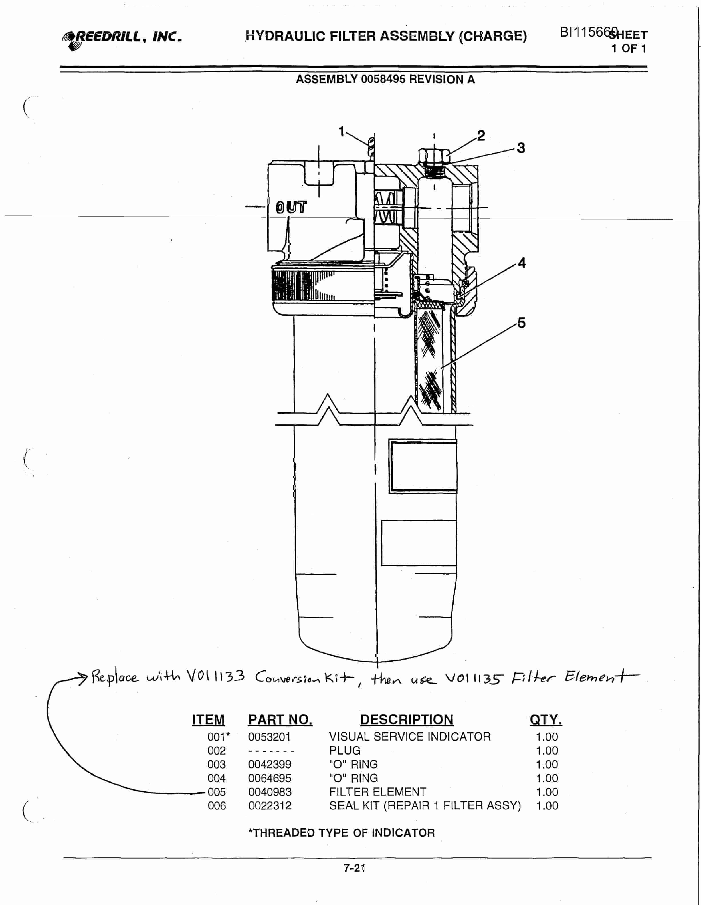 Bucyrus SK-35 Parts Catalog BI115660-5