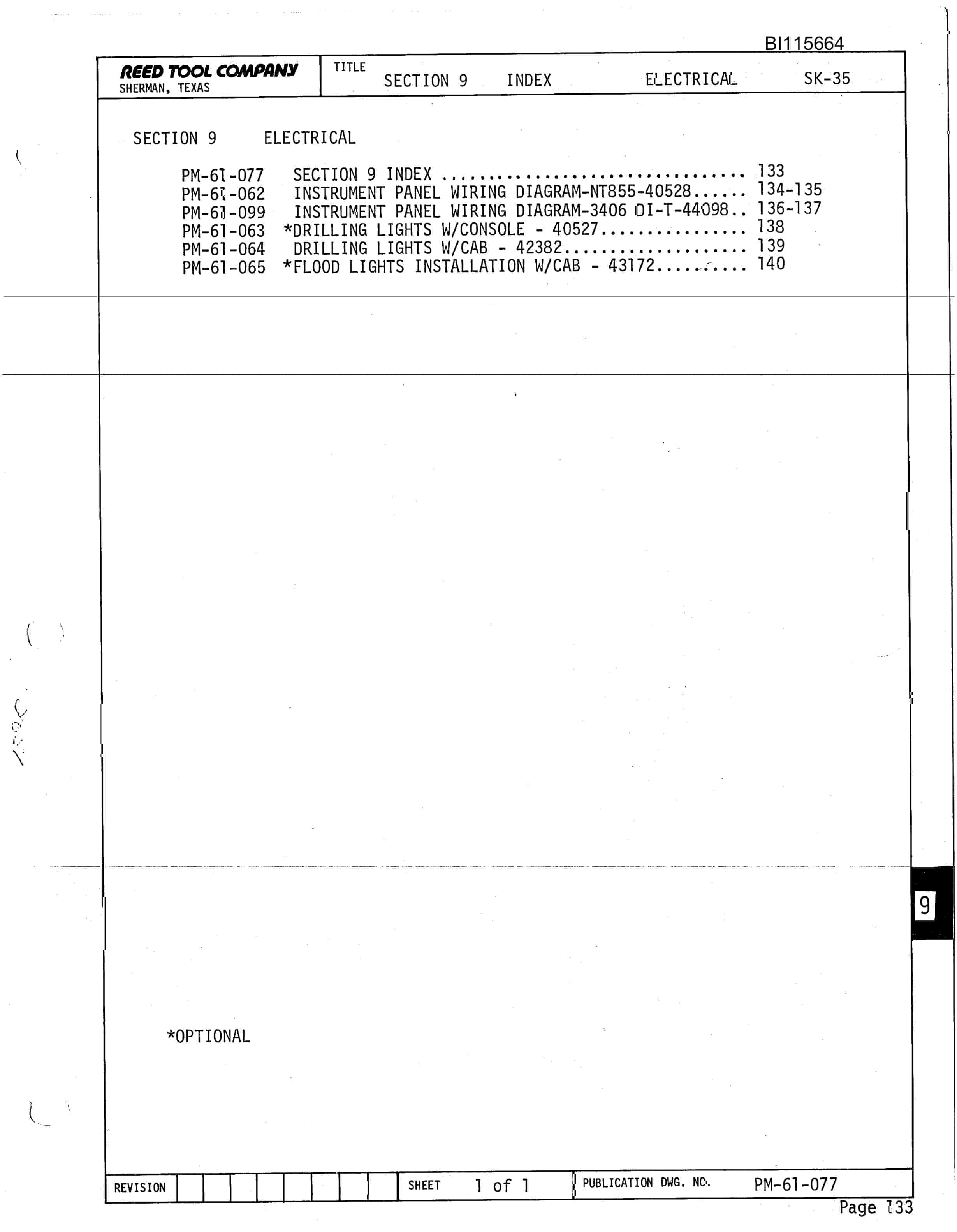 Bucyrus SK-35 Parts Catalog BI115664-4