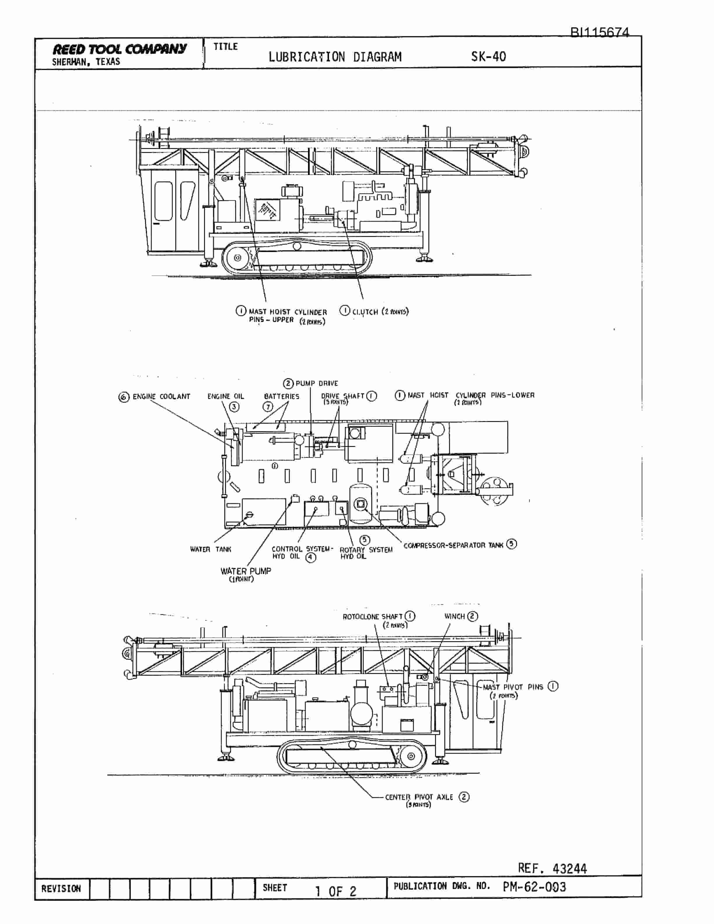 Bucyrus SK-40 Parts Catalog BI115674-5