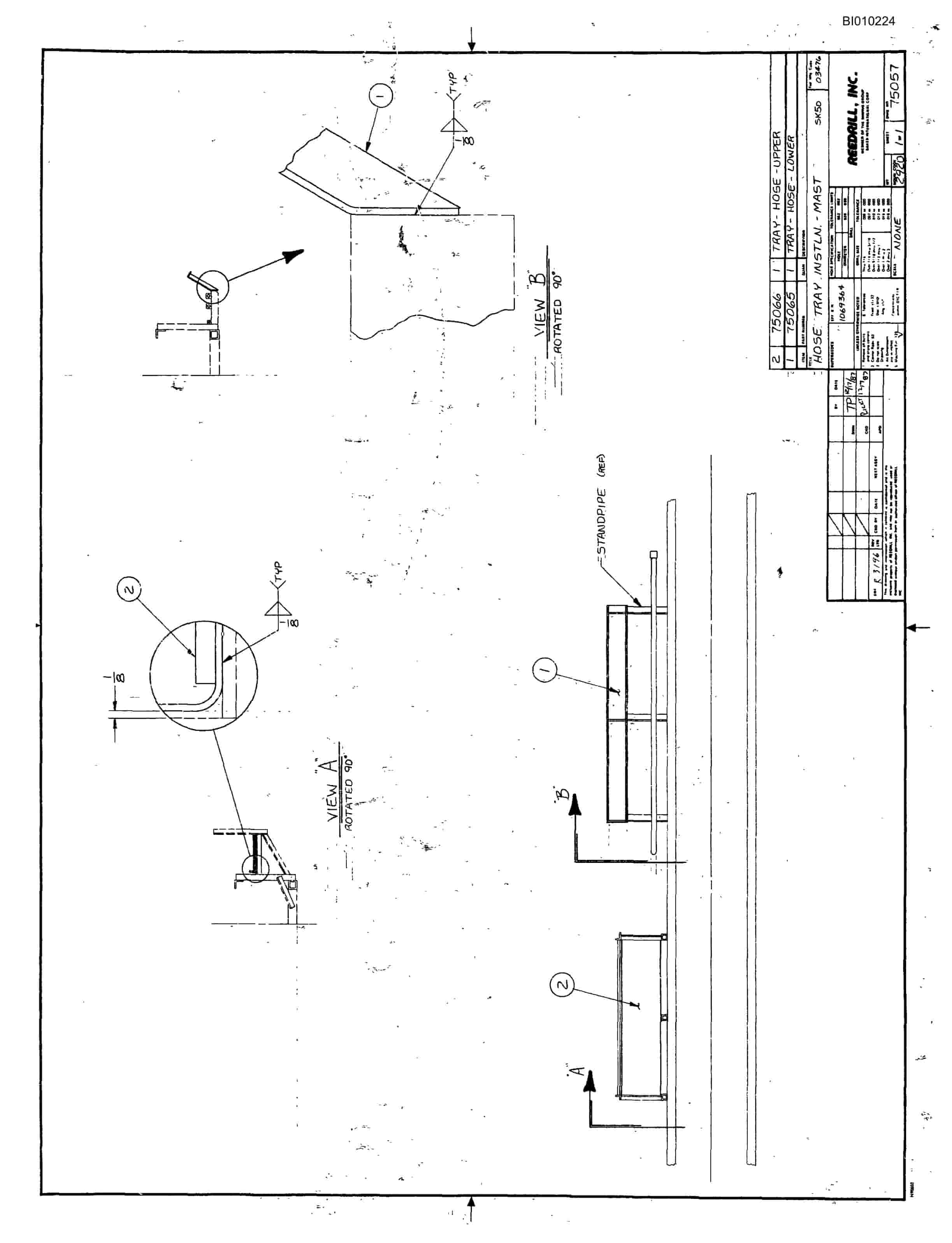 Bucyrus SK-50C Parts Catalog BI010224-3