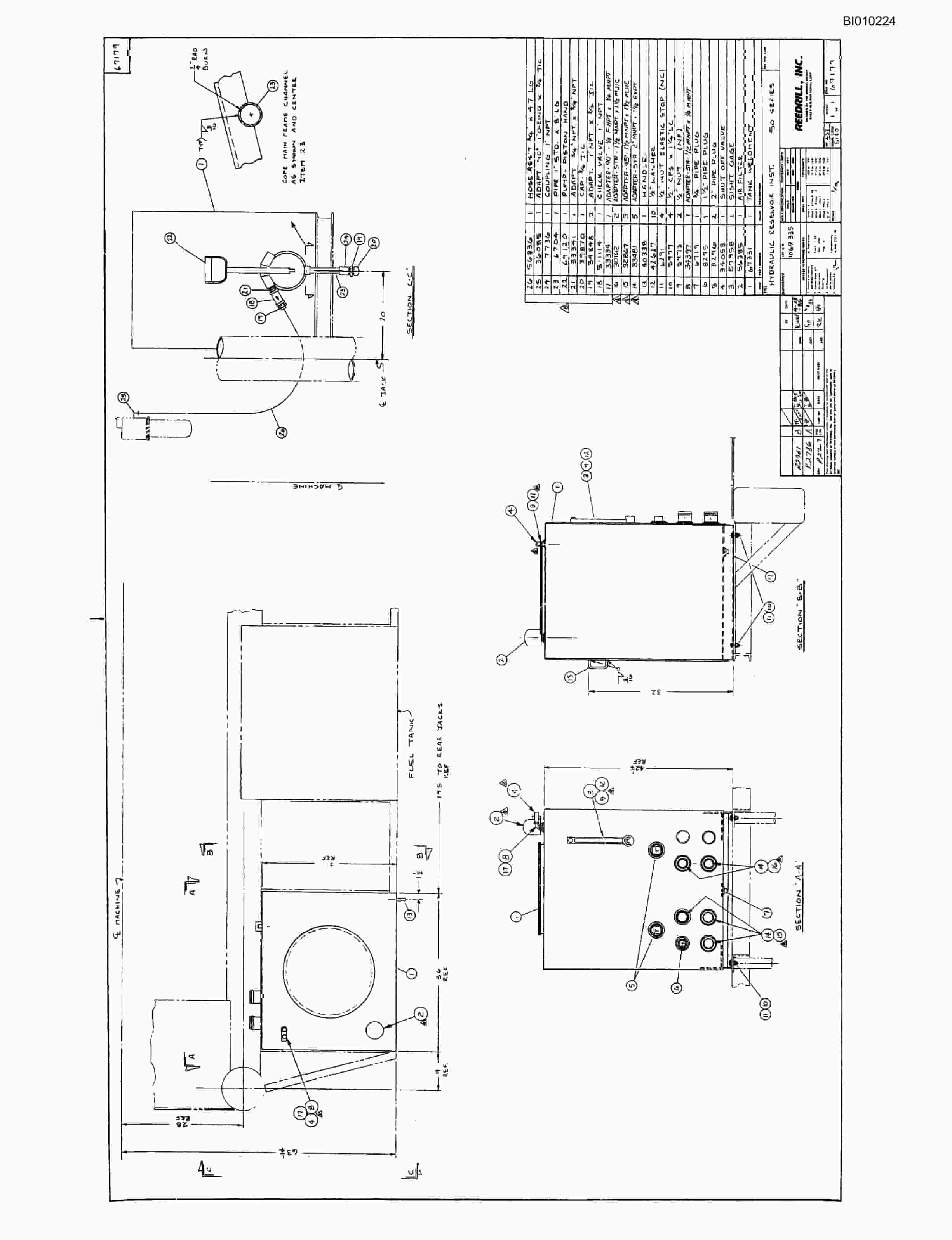 Bucyrus SK-50C Parts Catalog BI010224-4