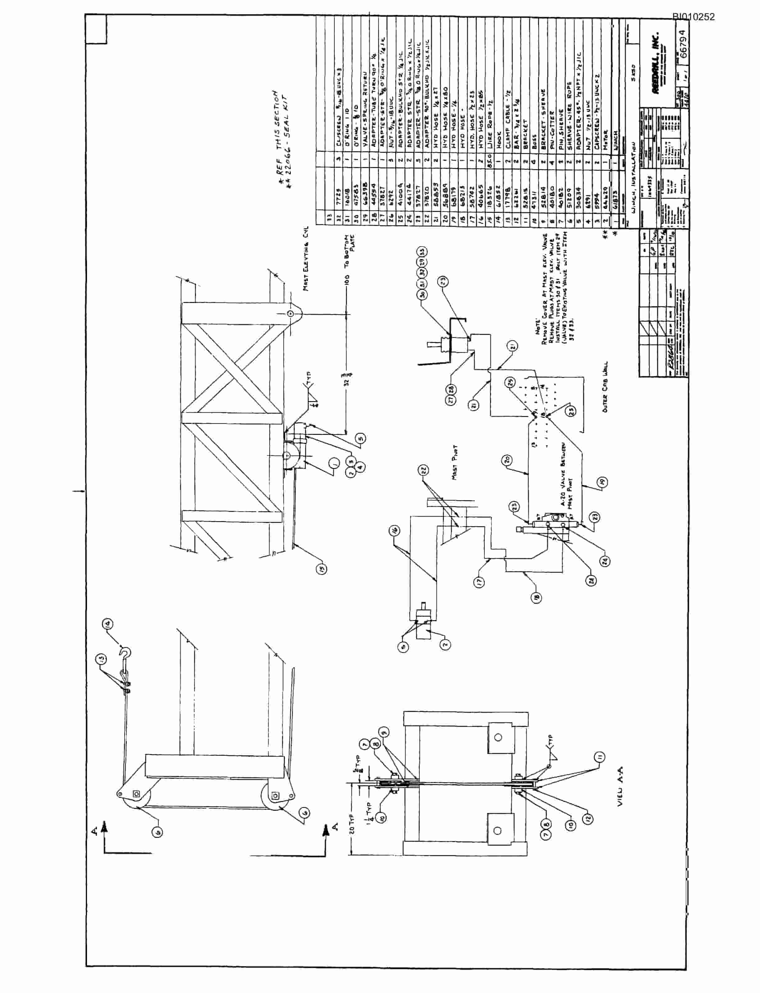 Bucyrus SK-50C Parts Catalog BI010252-3