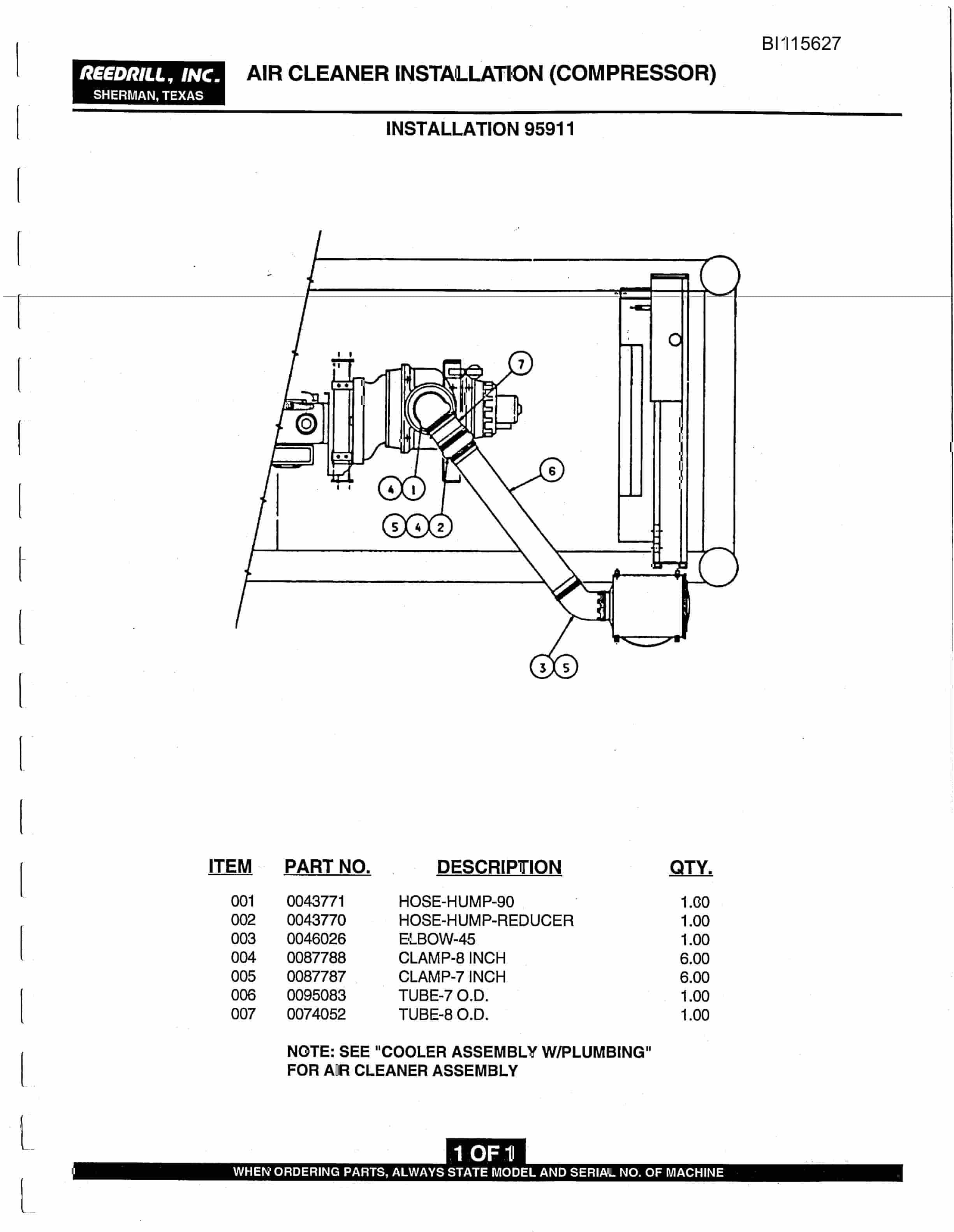 Bucyrus SK-50i Parts Catalog BI115627-2