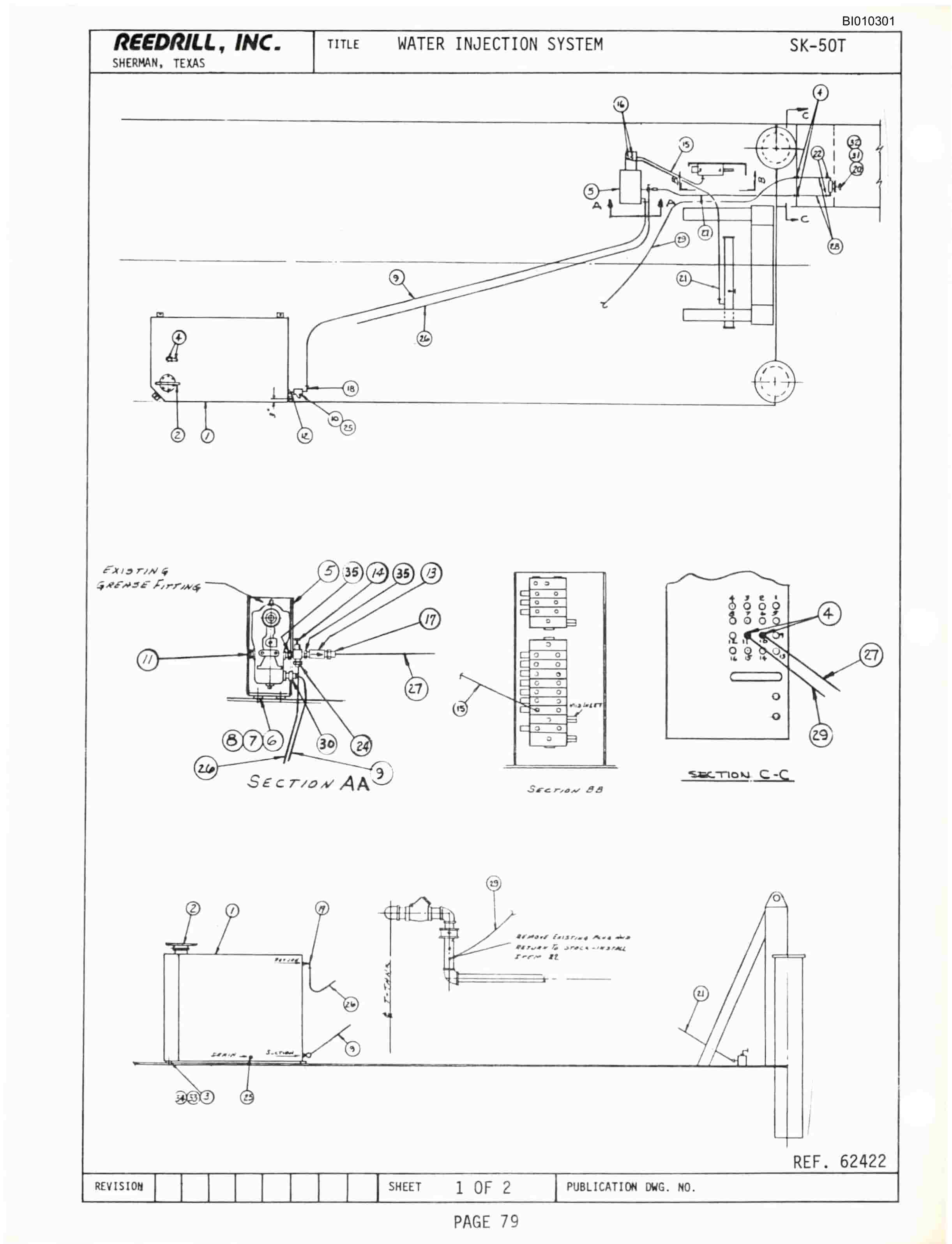 Bucyrus SK-50T Parts Catalog BI010301-2