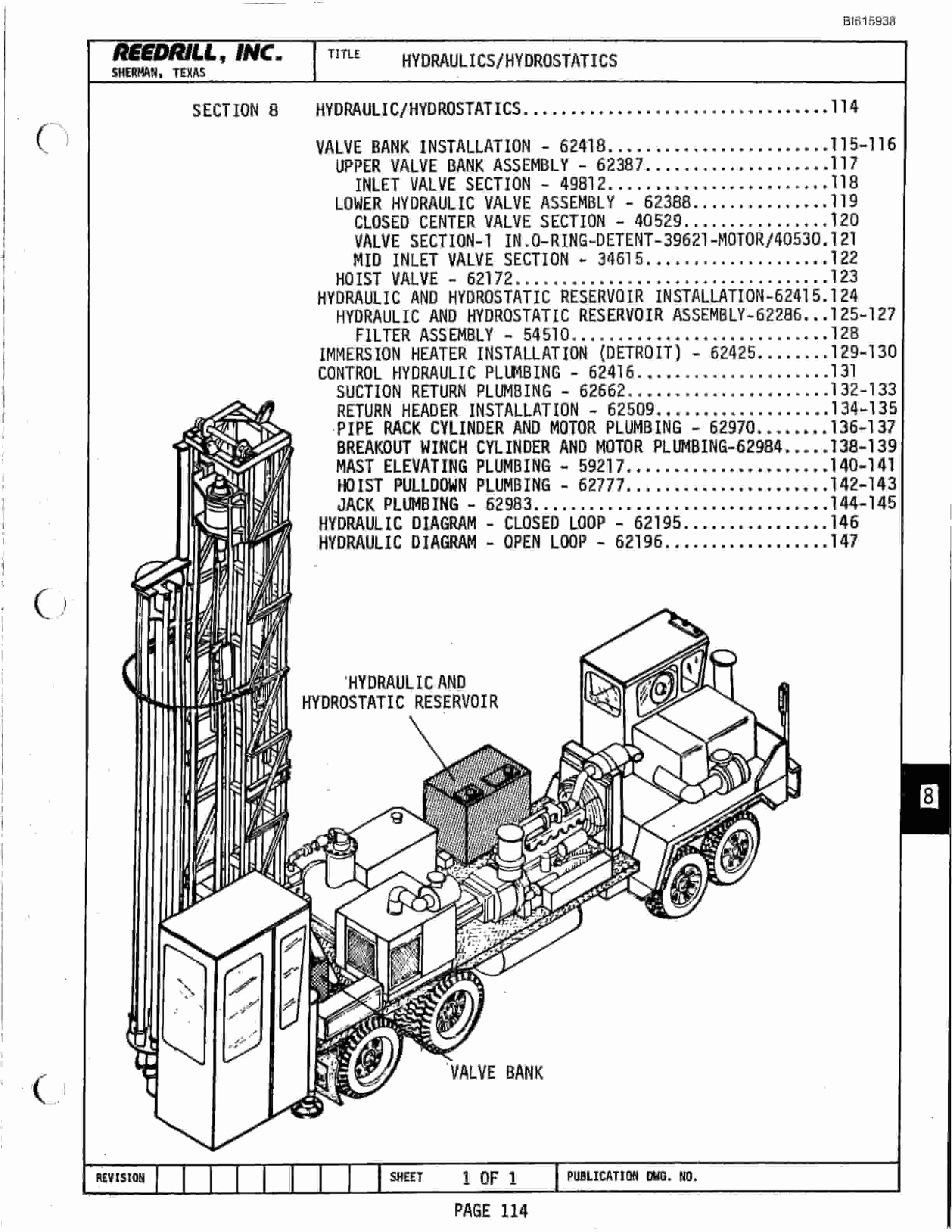 Bucyrus SK-50T Parts Catalog BI615938-3