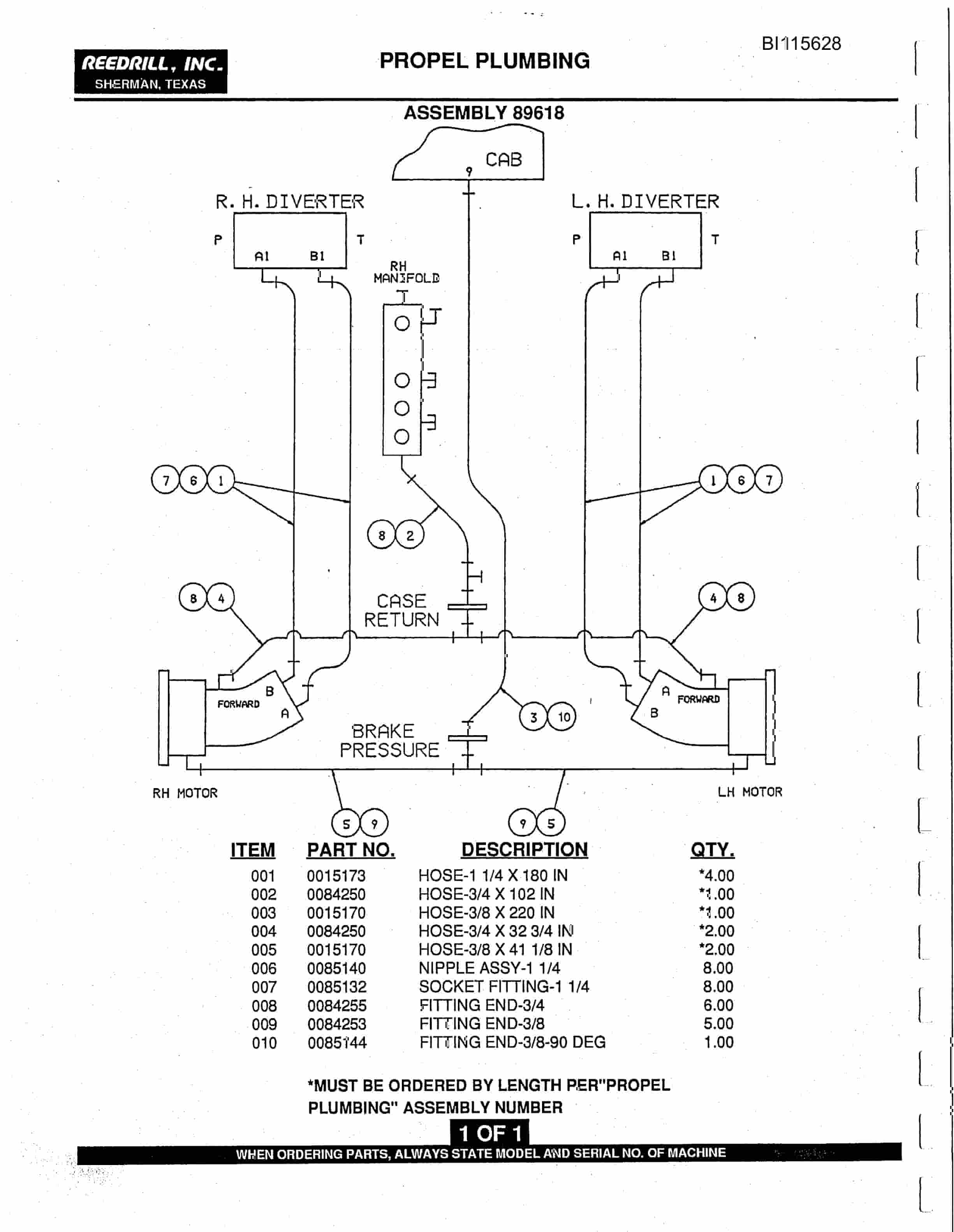 Bucyrus SK-55i Parts Catalog BI115628-3