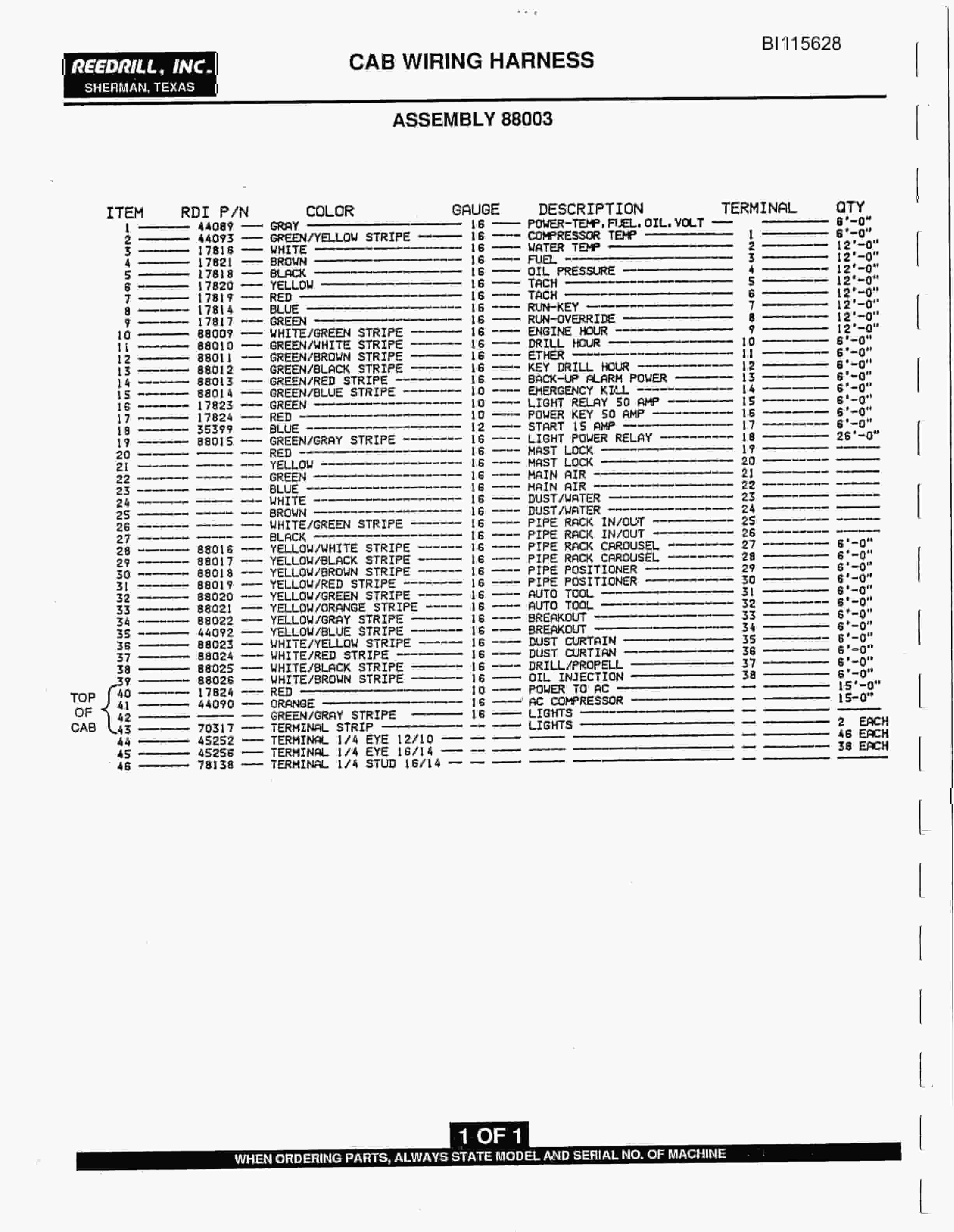 Bucyrus SK-55i Parts Catalog BI115628-5