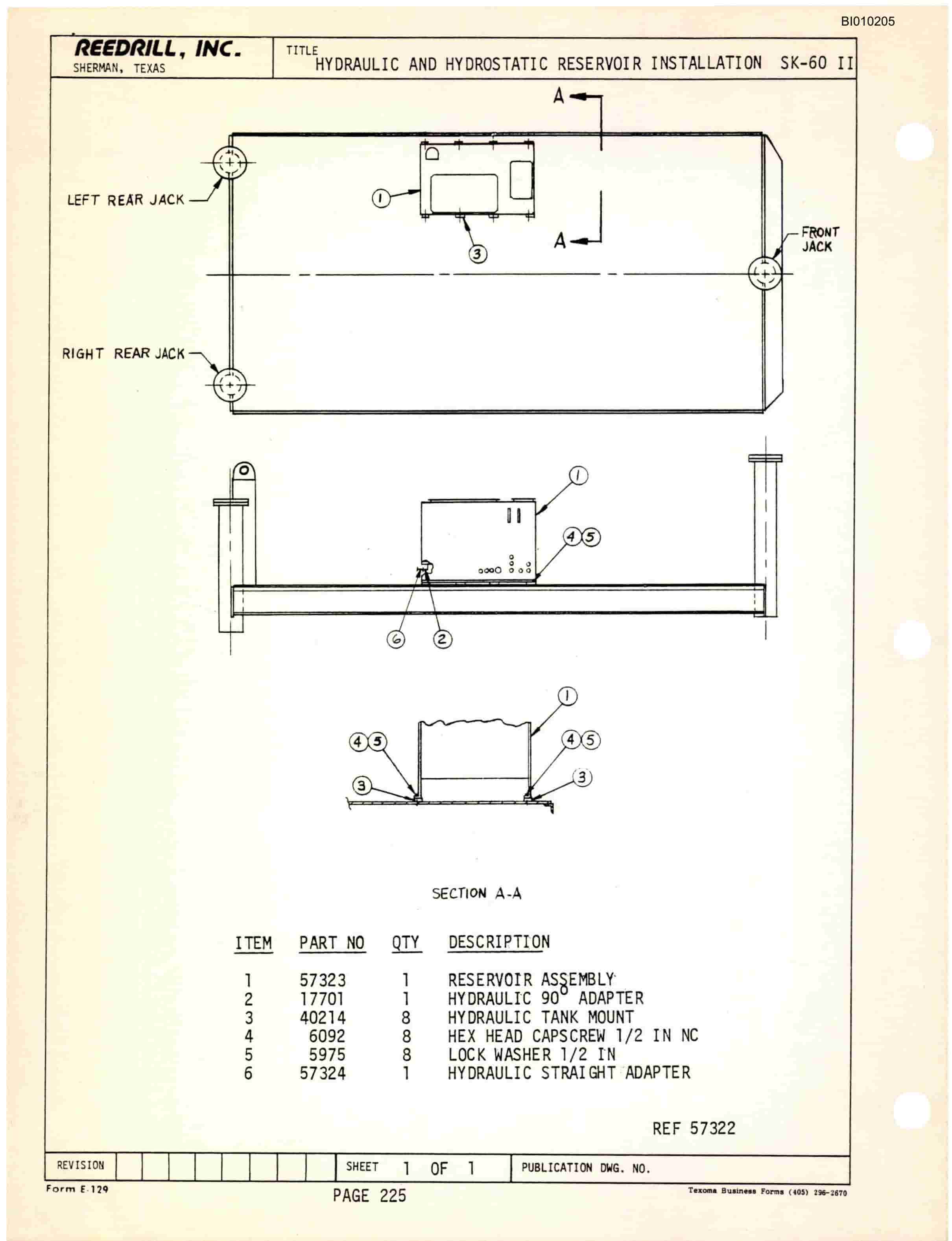Bucyrus SK-60 II Parts Catalog BI010205-4