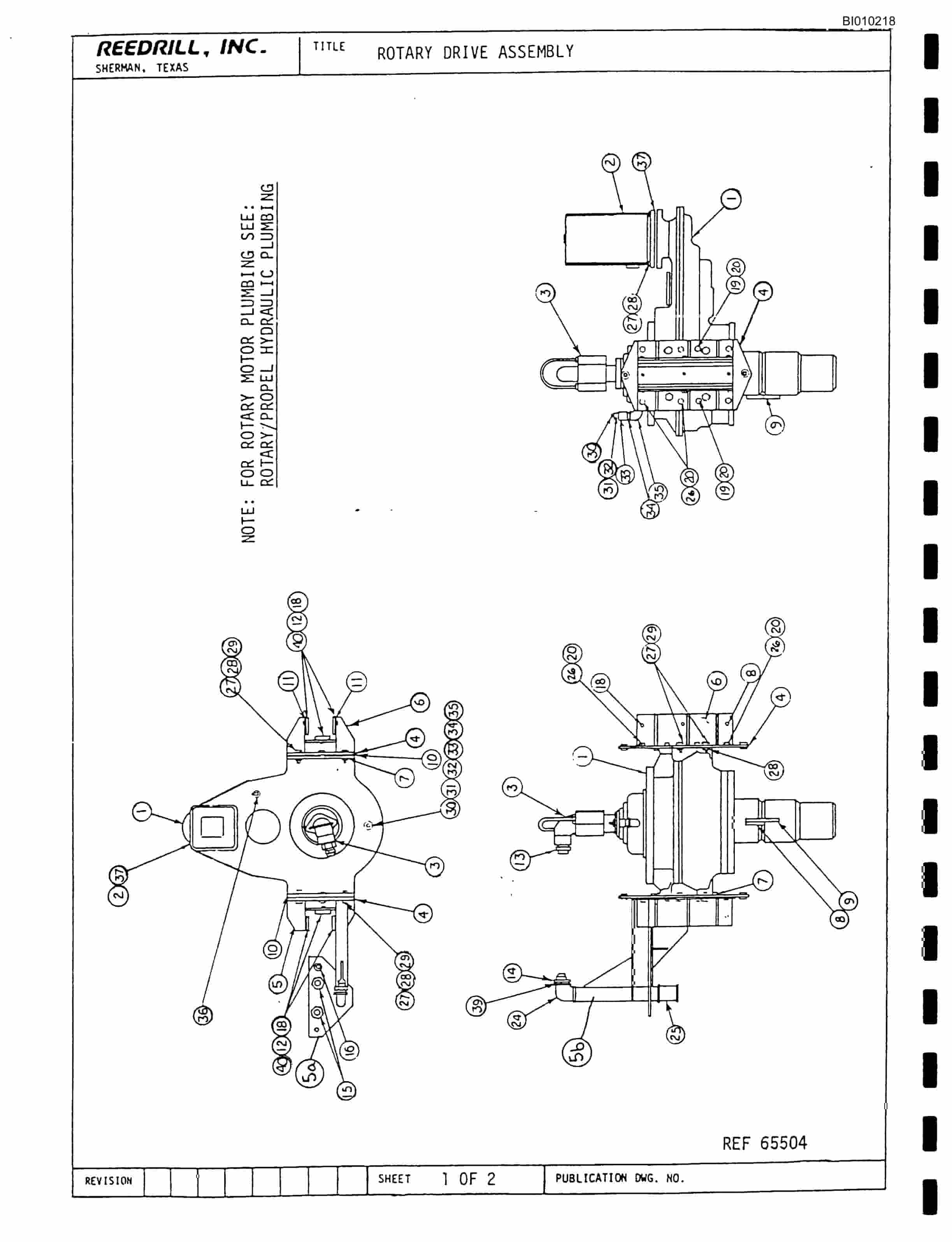 Bucyrus SK-60 II Parts Catalog BI010218-3