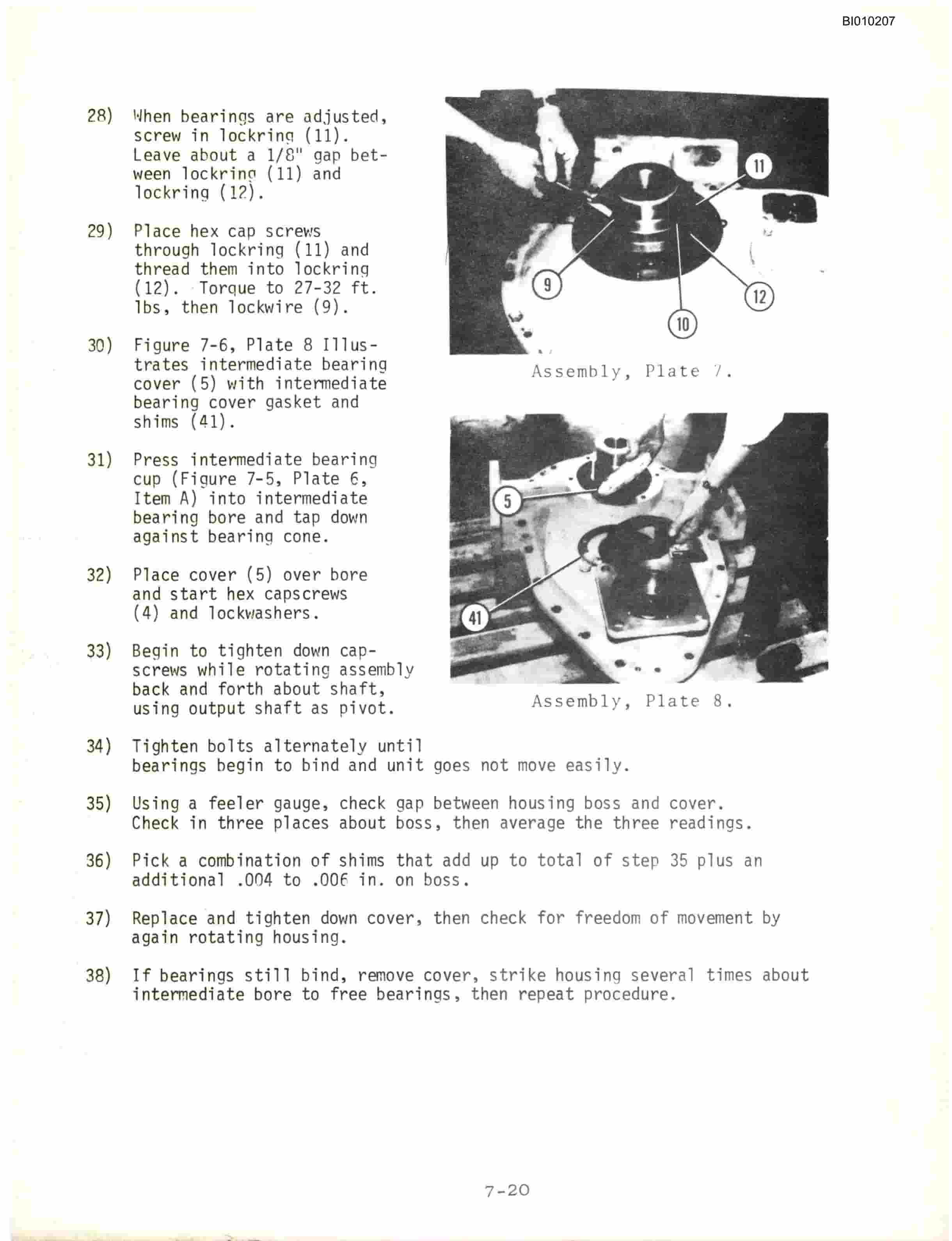 Bucyrus SK-60 Parts Catalog BI010207-4