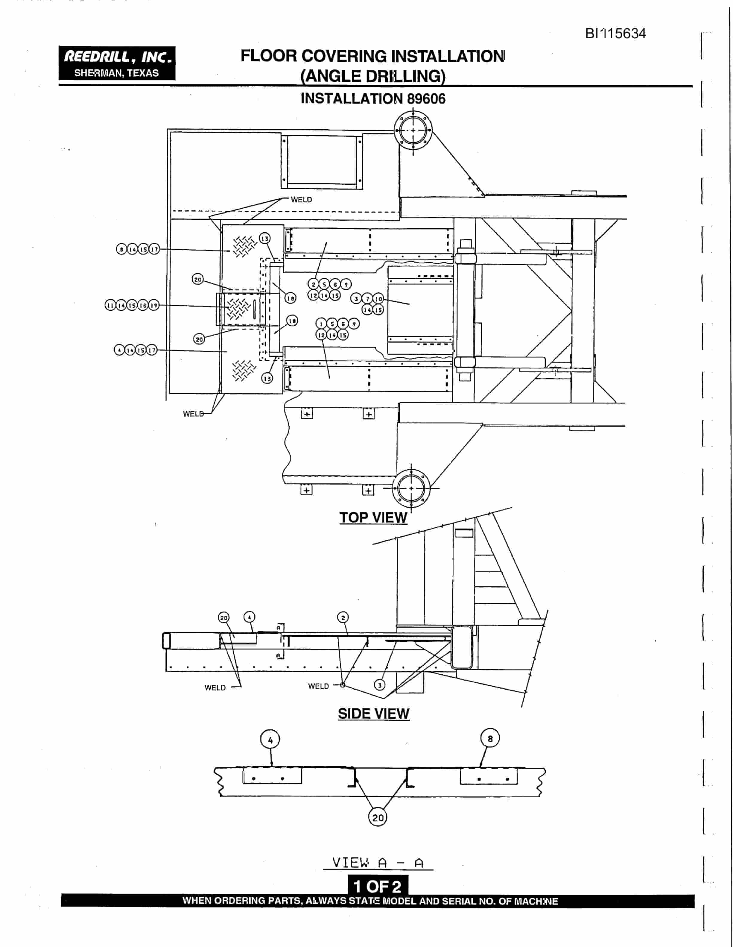 Bucyrus SK-60i Parts Catalog BI115634-3