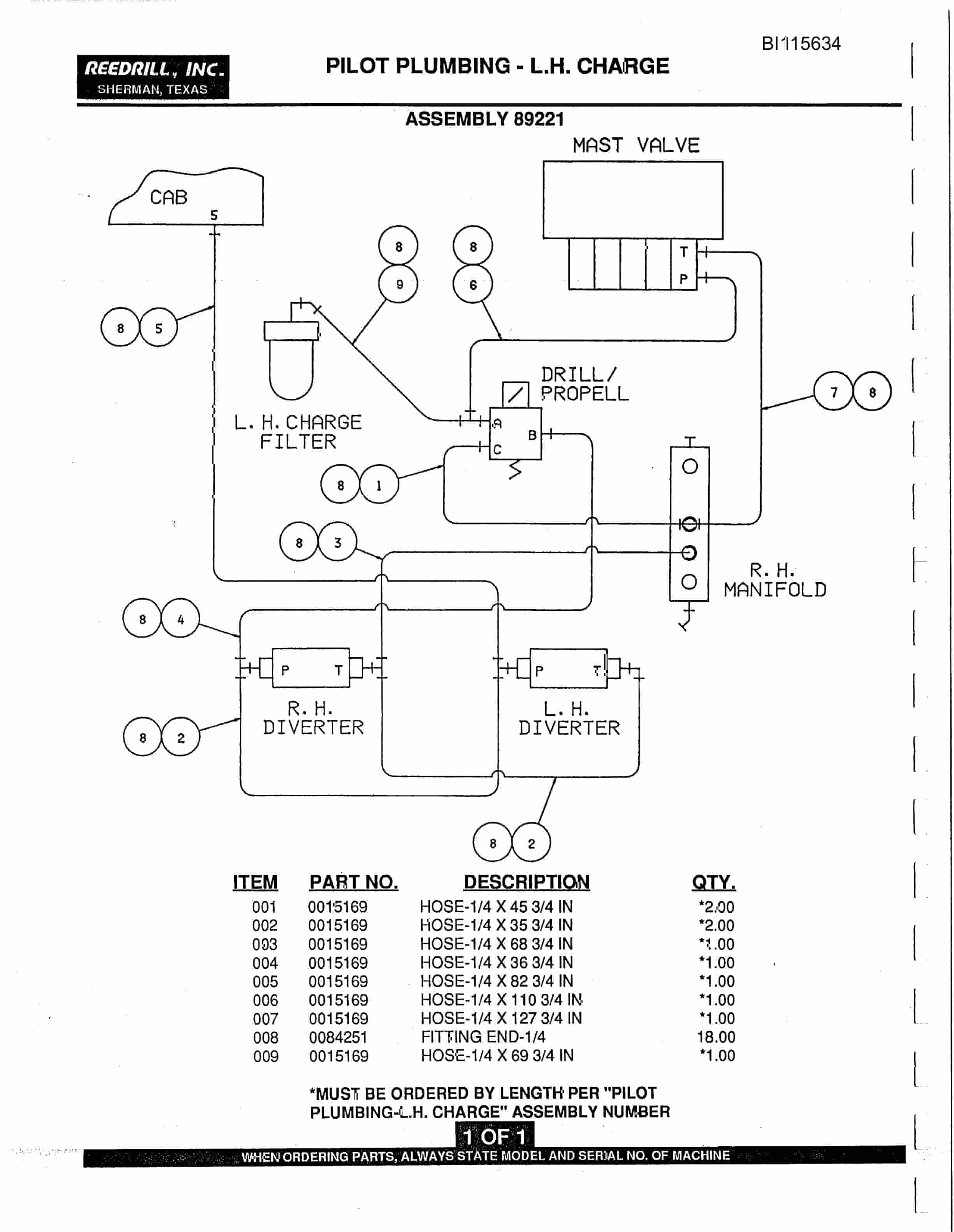 Bucyrus SK-60i Parts Catalog BI115634-4