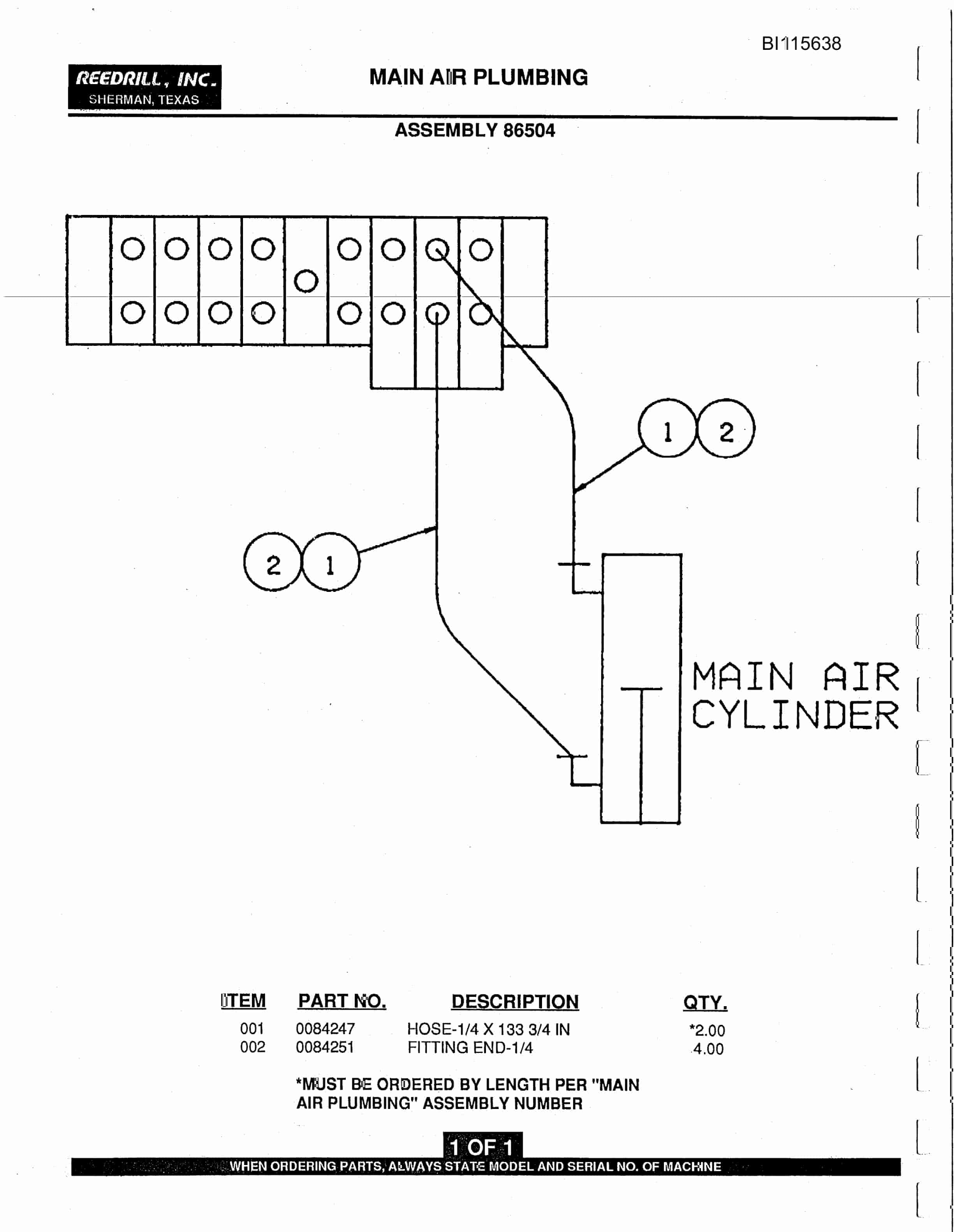 Bucyrus SK-60i Parts Catalog BI115638-3