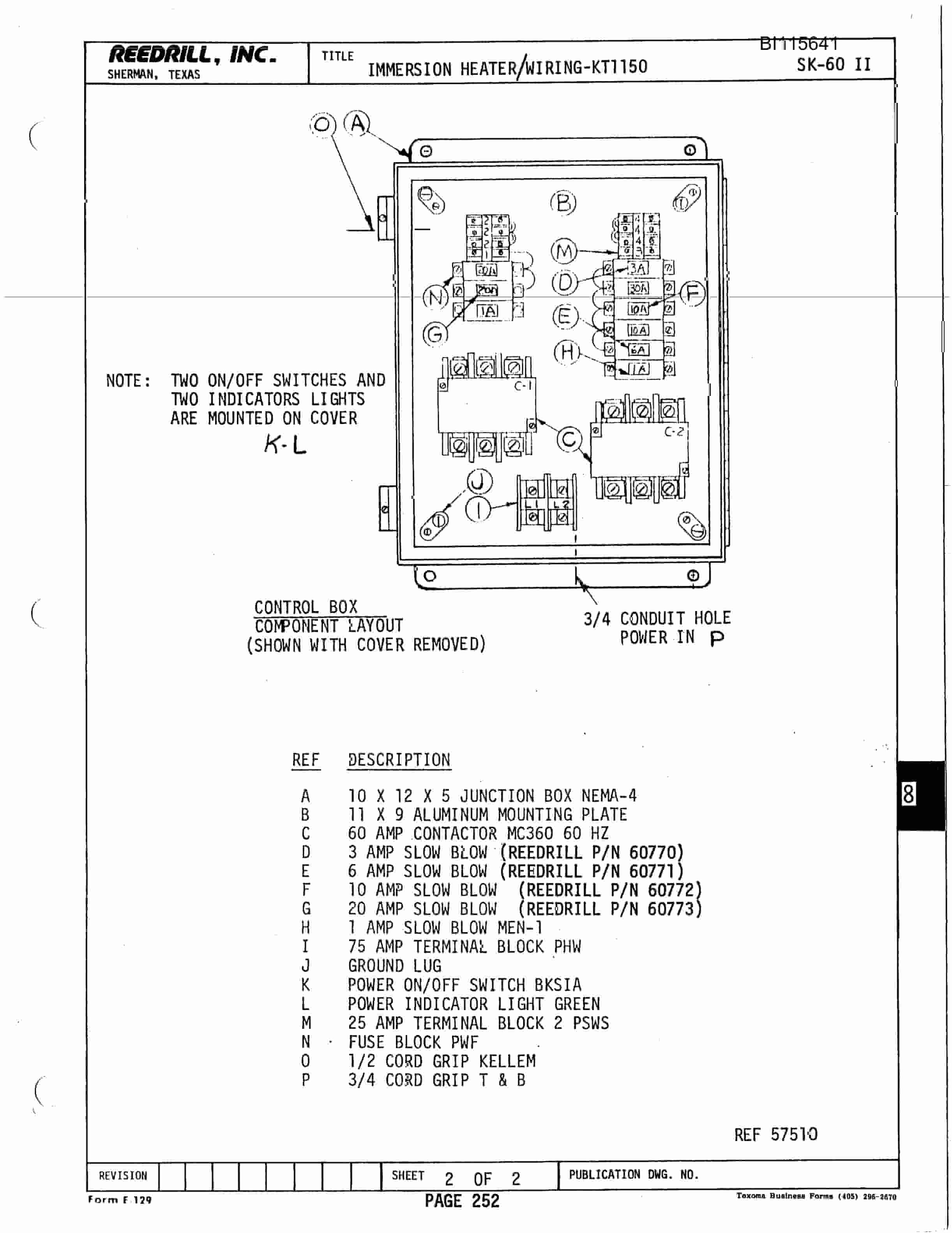 Bucyrus SK-60II Parts Catalog BI115641-4