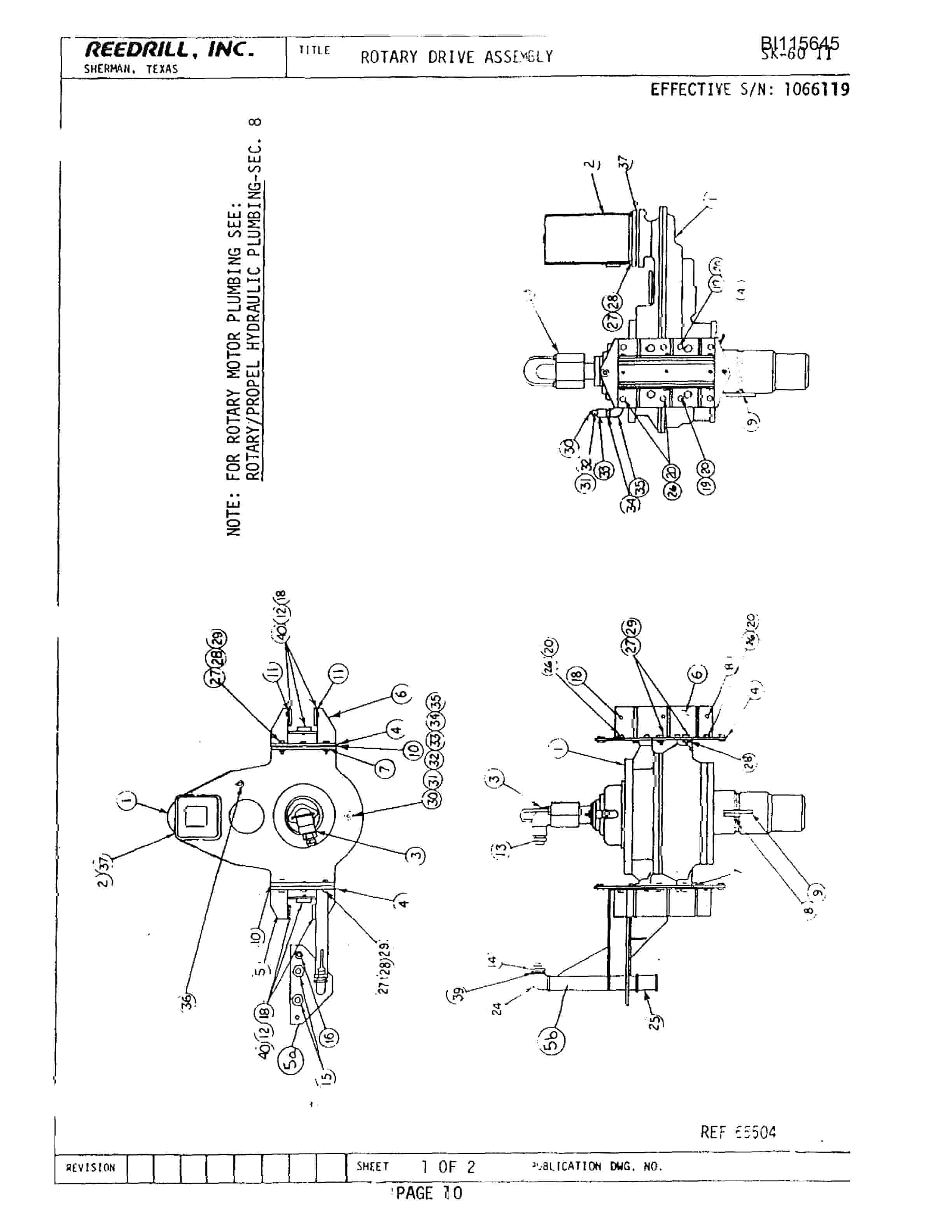 Bucyrus SK-70 Electric Parts Catalog BI115645-2