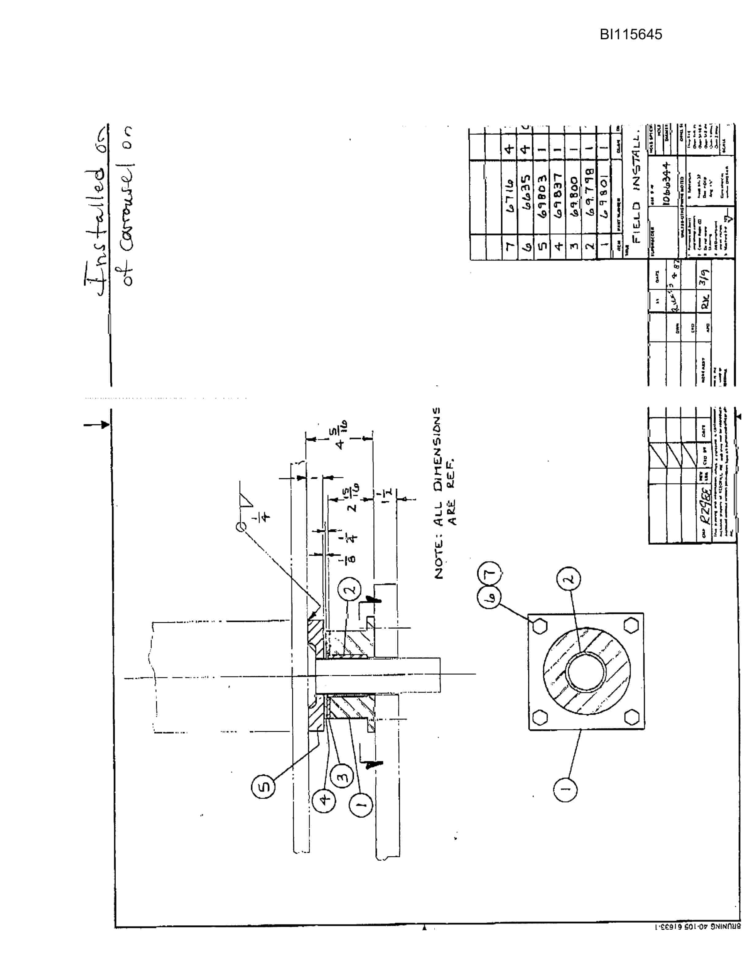 Bucyrus SK-70 Electric Parts Catalog BI115645-4