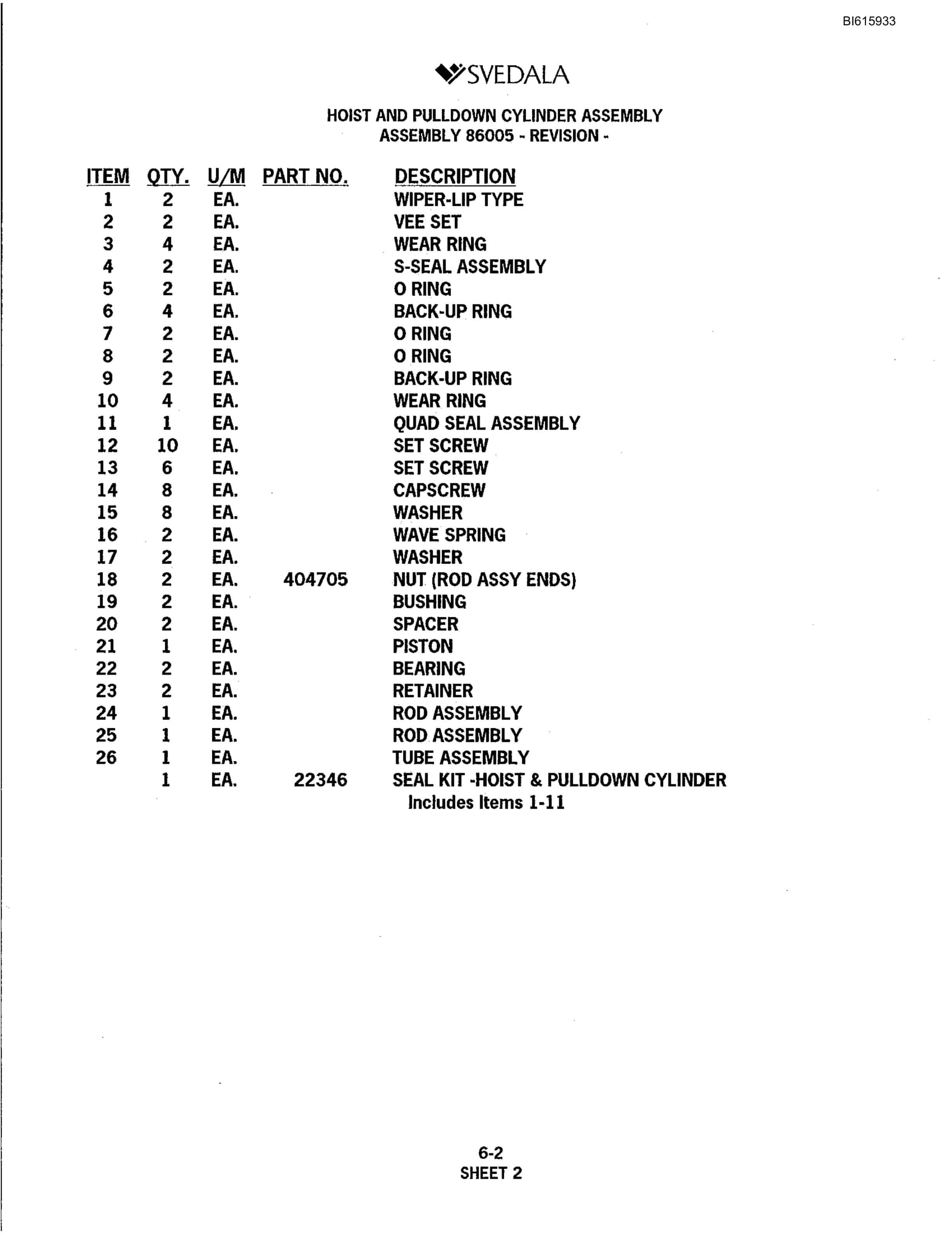 Bucyrus SKF-00 Technical Manual BI615933-2