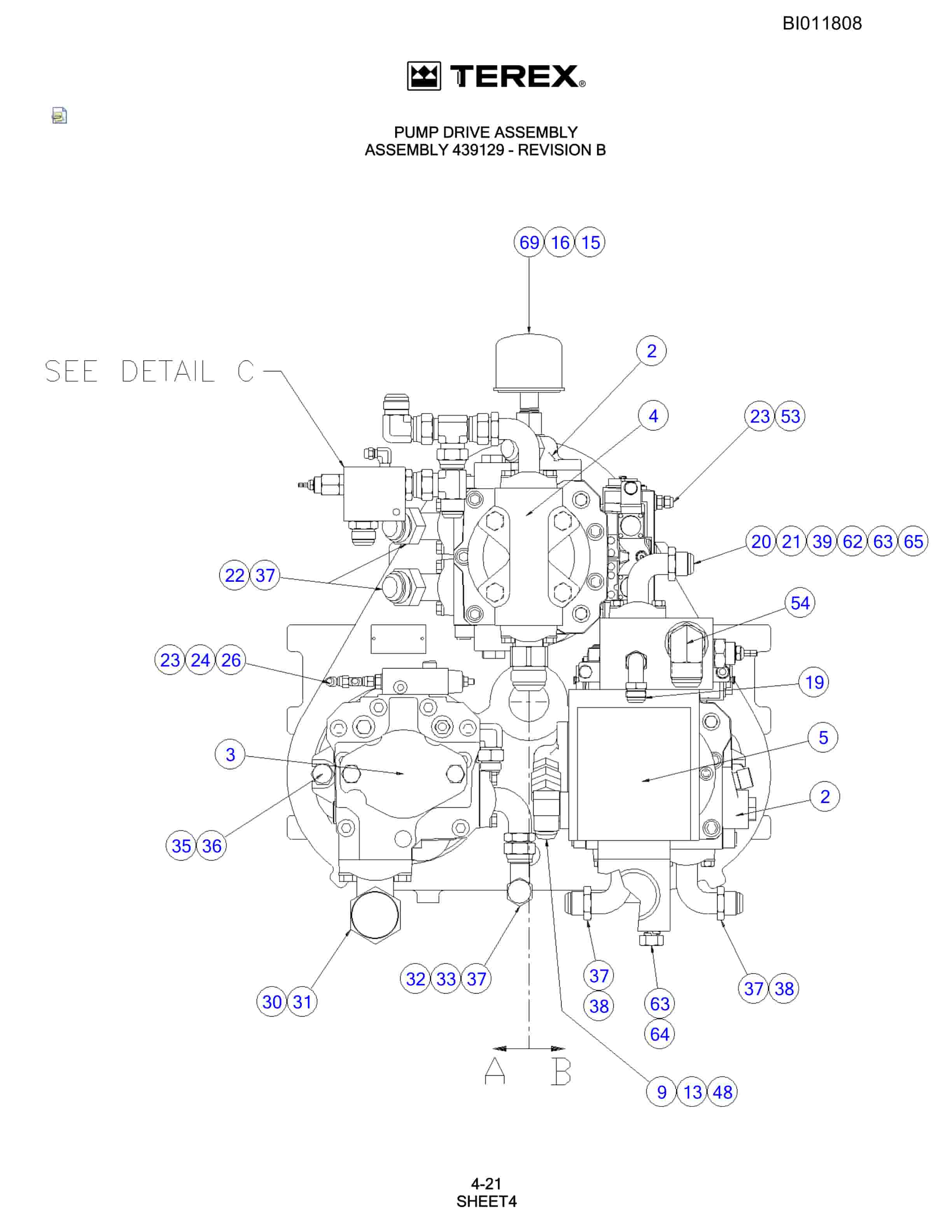 Bucyrus SKF-11 Rotary Blasthole Drill Parts Catalog BI011808-2