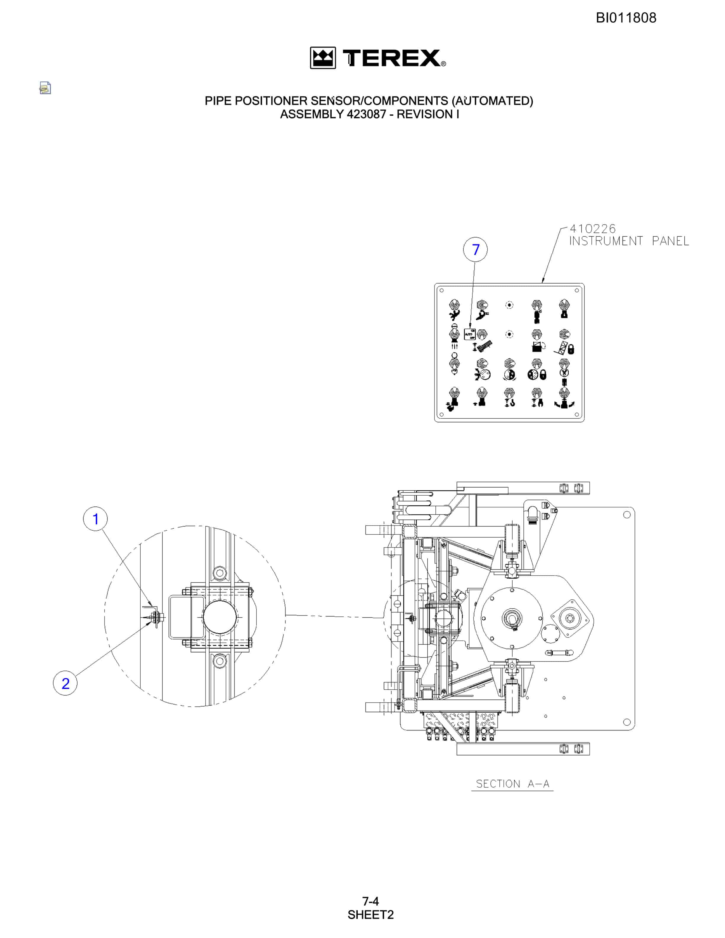 Bucyrus SKF-11 Rotary Blasthole Drill Parts Catalog BI011808-4