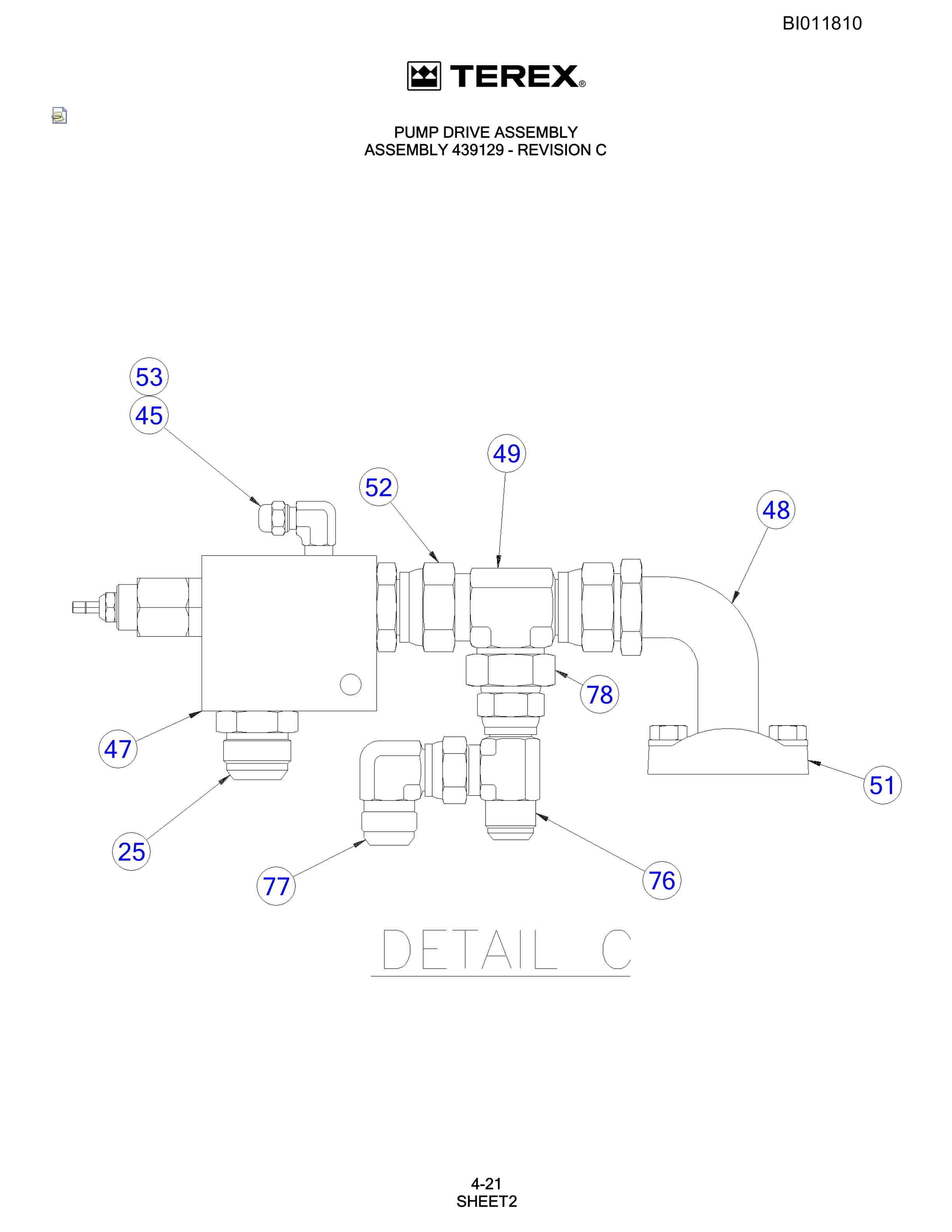 Bucyrus SKF-11 Rotary Blasthole Drill Parts Catalog BI011810-2