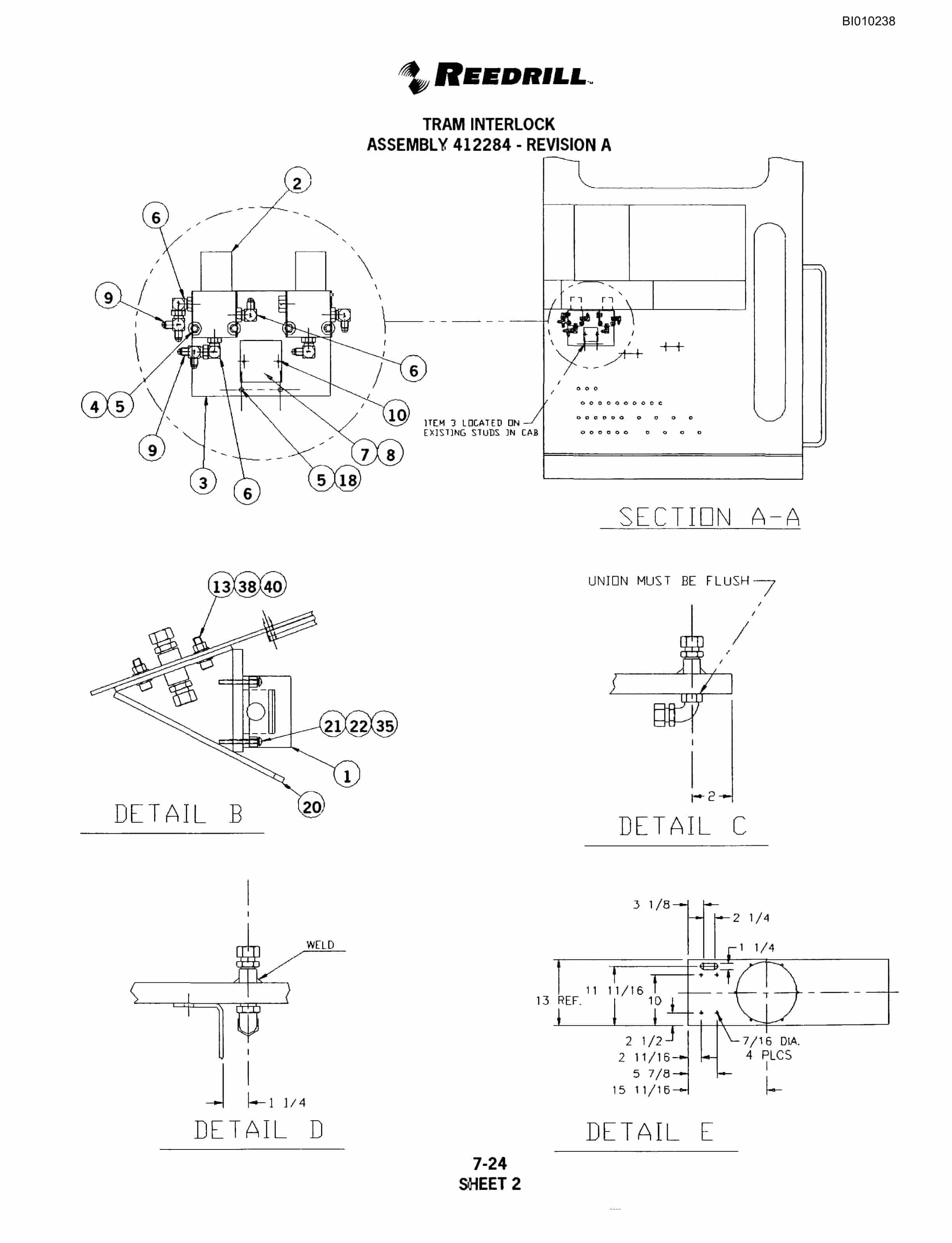 Bucyrus SKF Infinity Blasthole Drill Parts Catalog BI010238-5