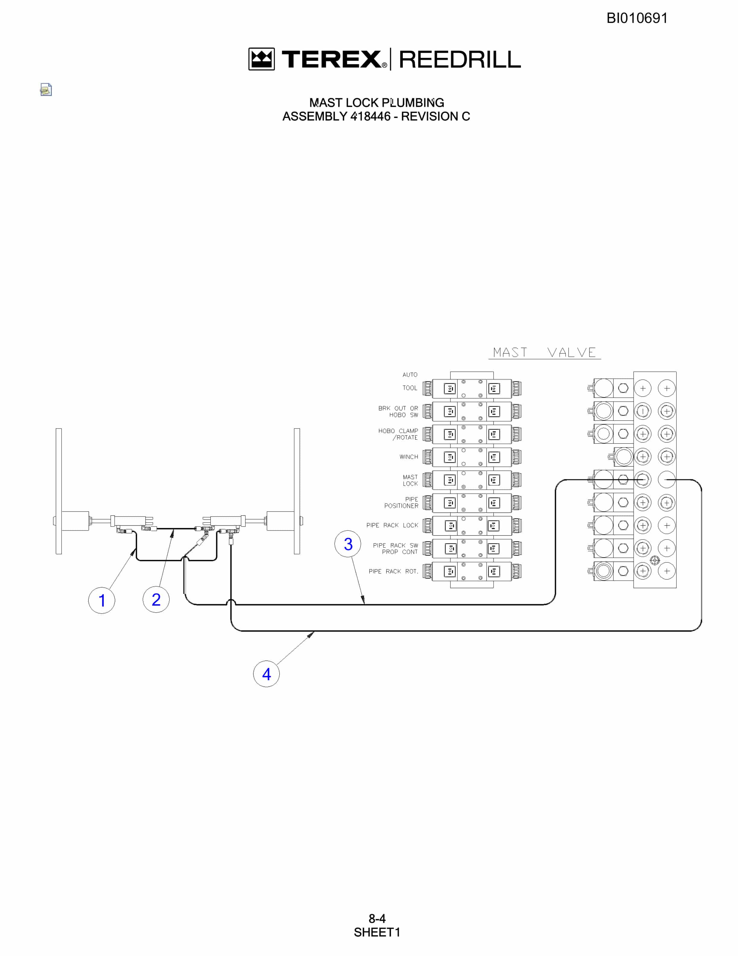 Bucyrus SKF Infinity Blasthole Drill Parts Catalog BI010691-5
